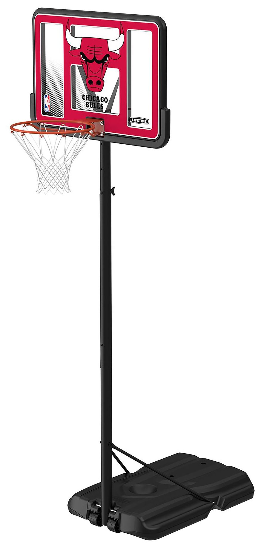 Lifetime 44 in. NBA Pro-Court Hoop – Chicago Bulls, Kids, Steel