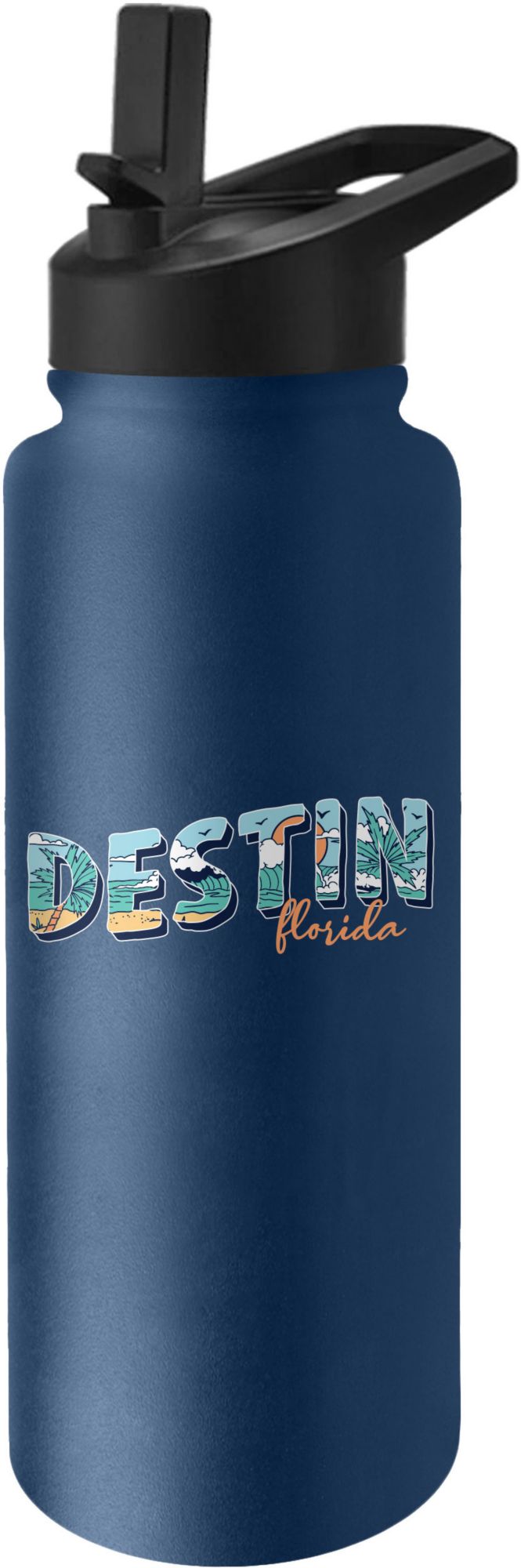 Logo Destin 34 oz. Quencher Bottle