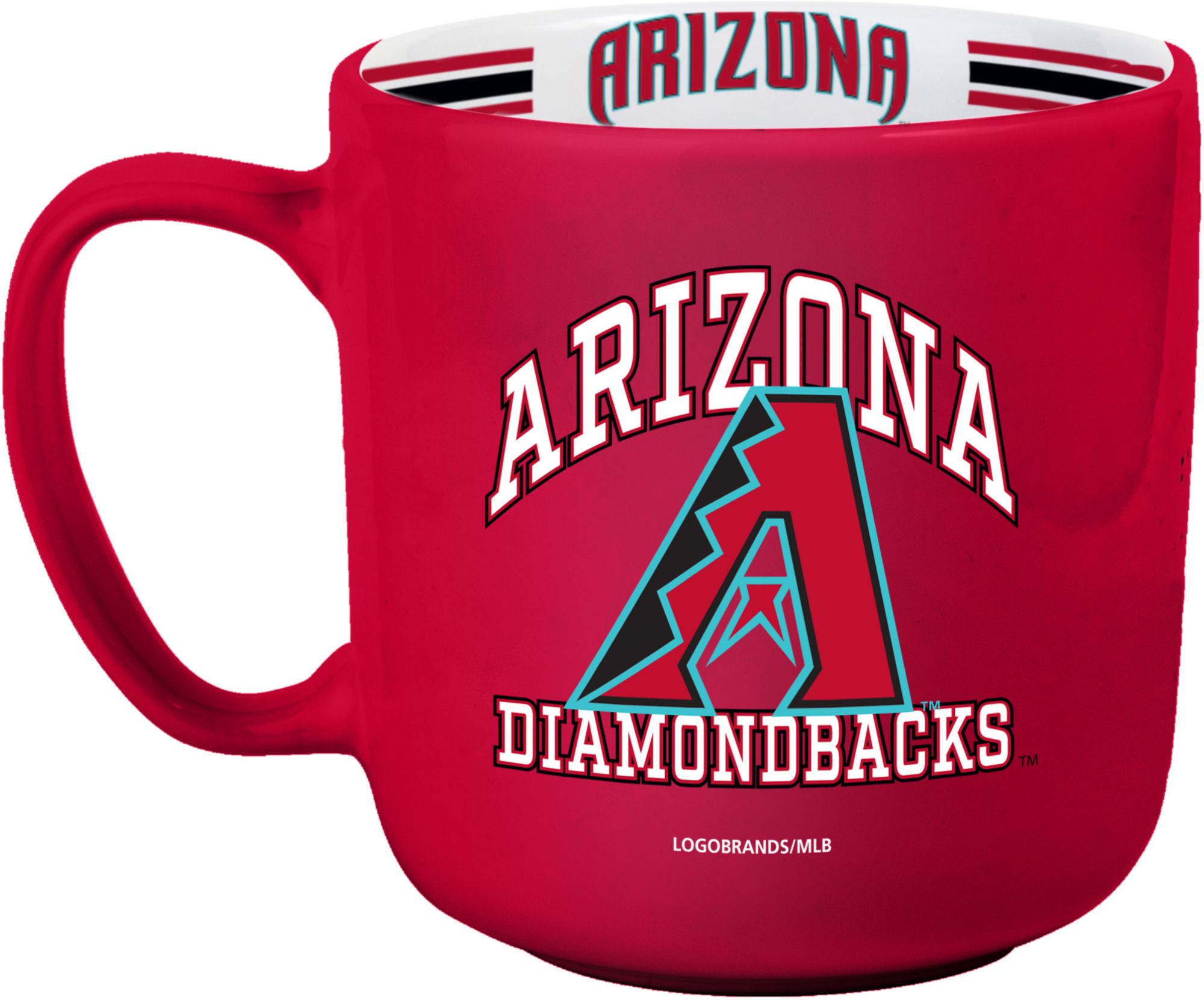 Logo Arizona Diamondbacks  Striped 15 oz. Mug