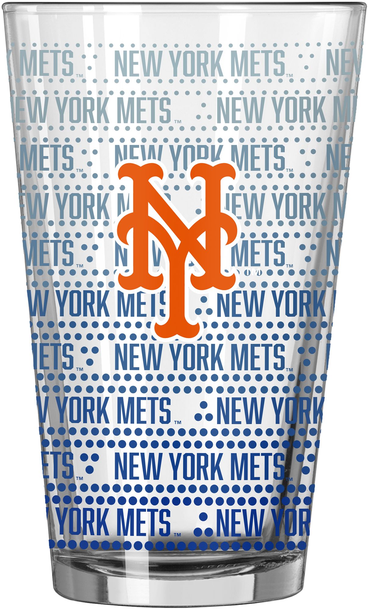 Logo New York Mets  16oz. Chant Pint Glass