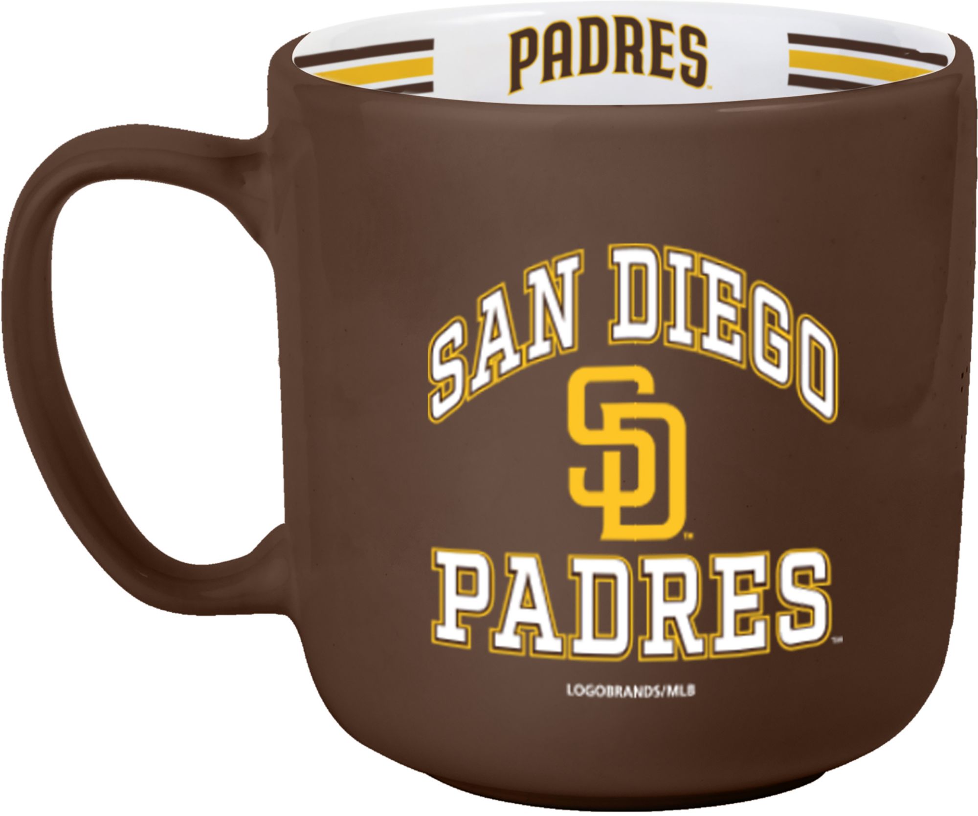 Logo San Diego Padres  Striped 15 oz. Mug