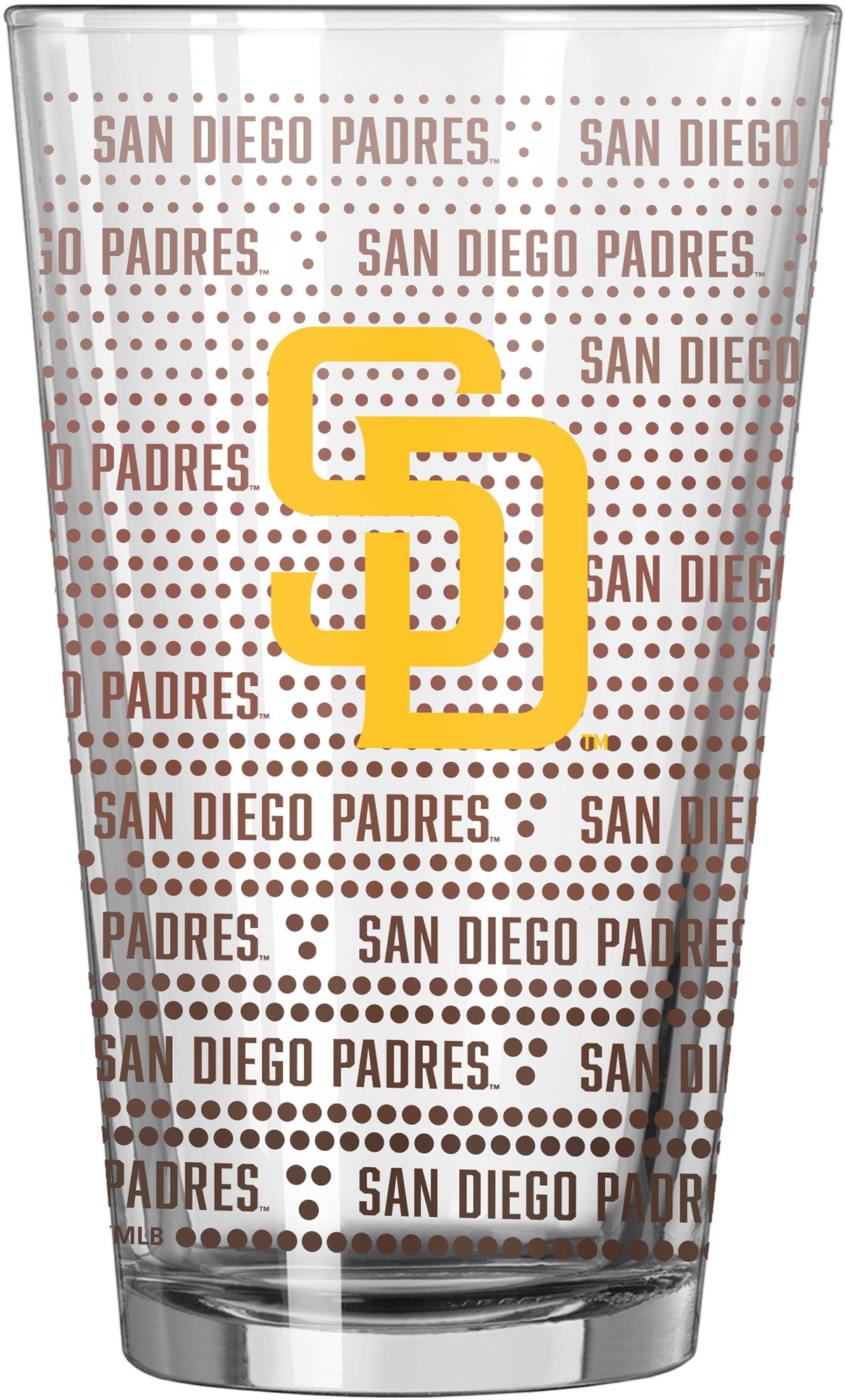 Logo San Diego Padres  16oz. Chant Pint Glass