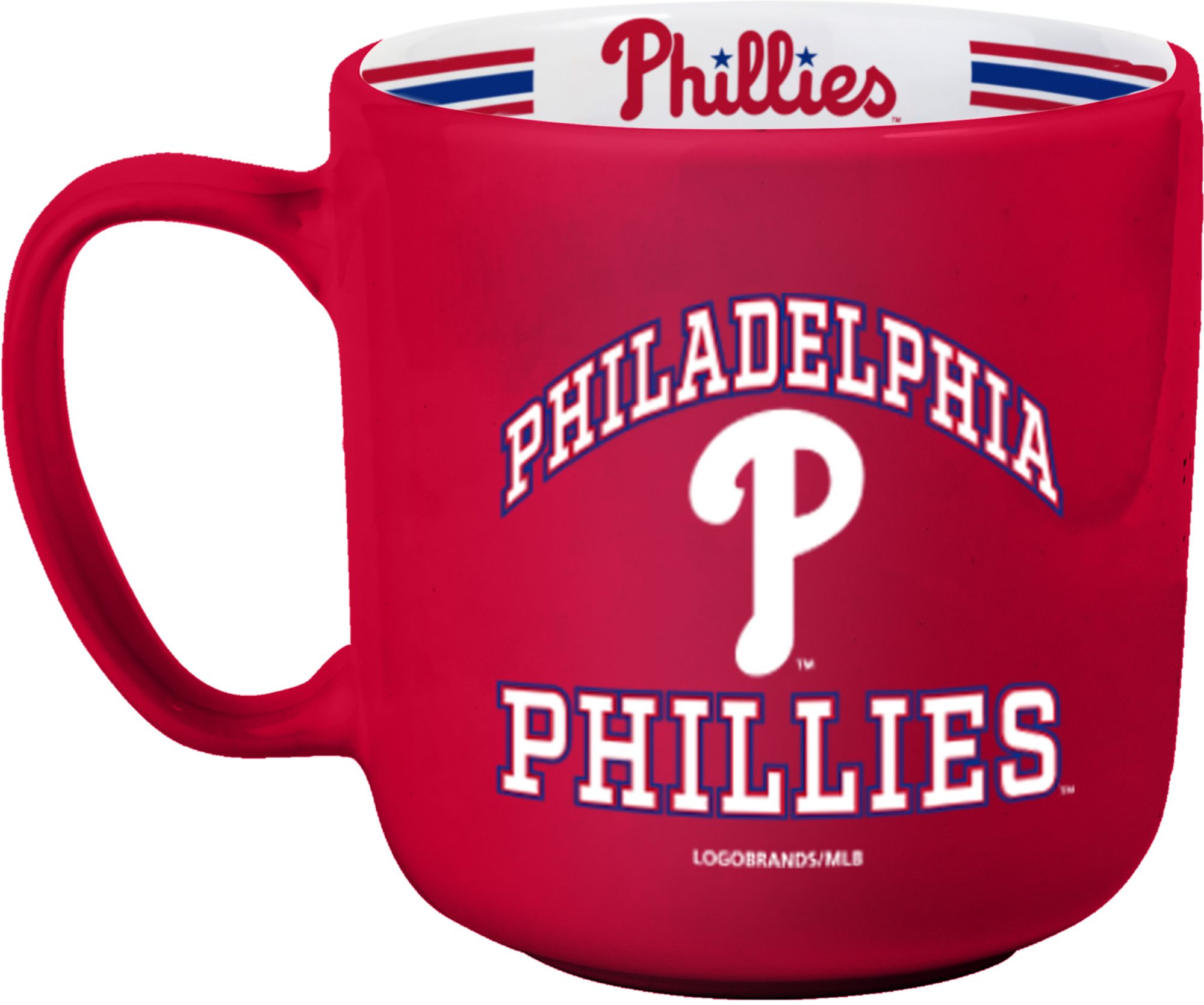 Logo Philadelphia Phillies  Striped 15 oz. Mug