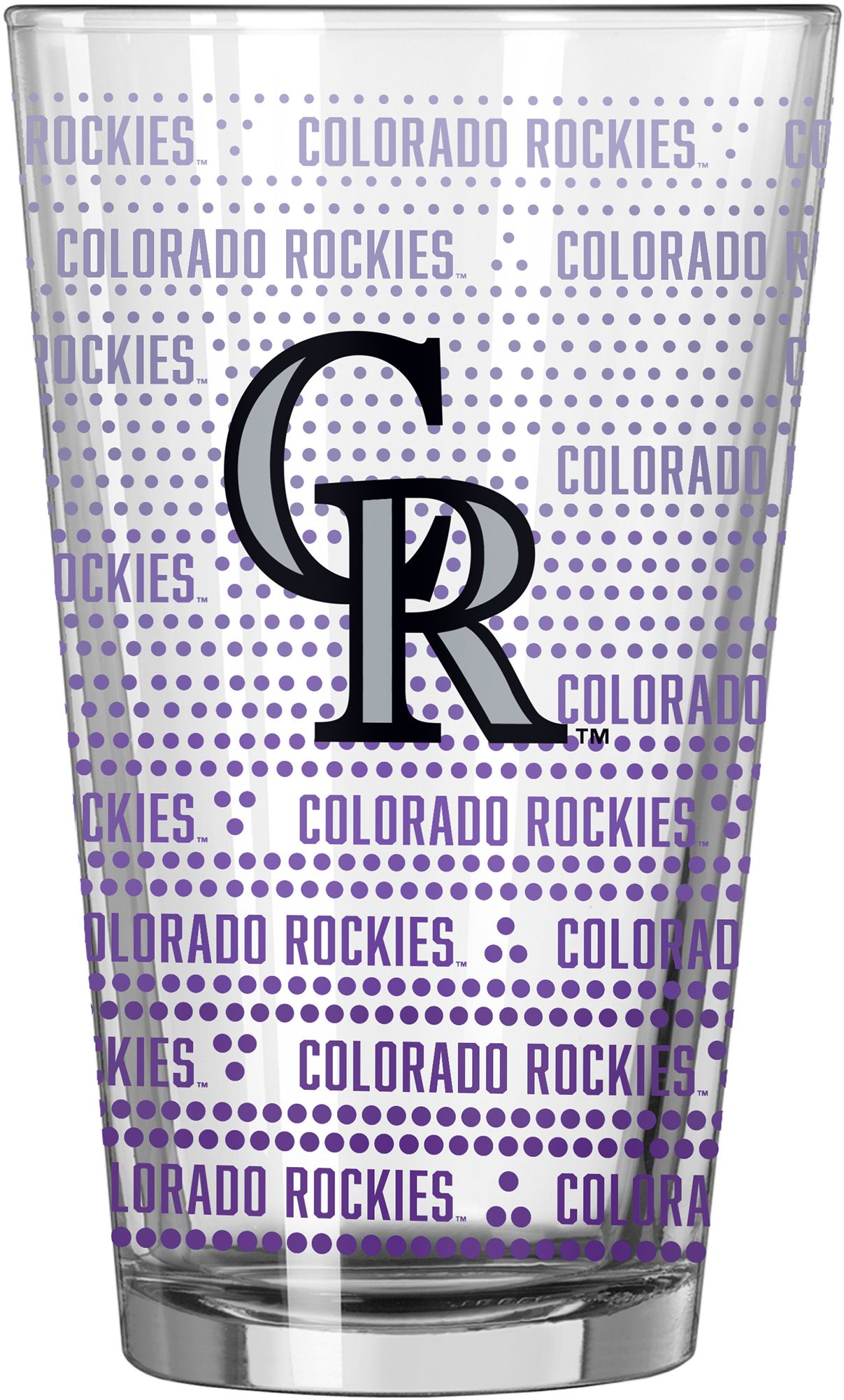 Logo Colorado Rockies  16oz. Chant Pint Glass
