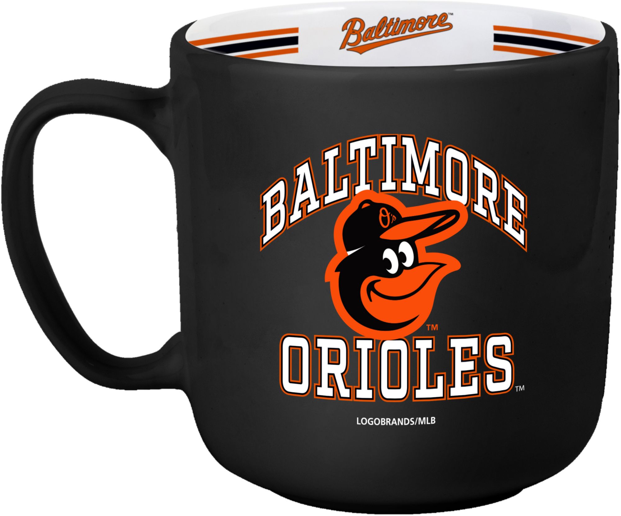 Logo Baltimore Orioles  Striped 15 oz. Mug