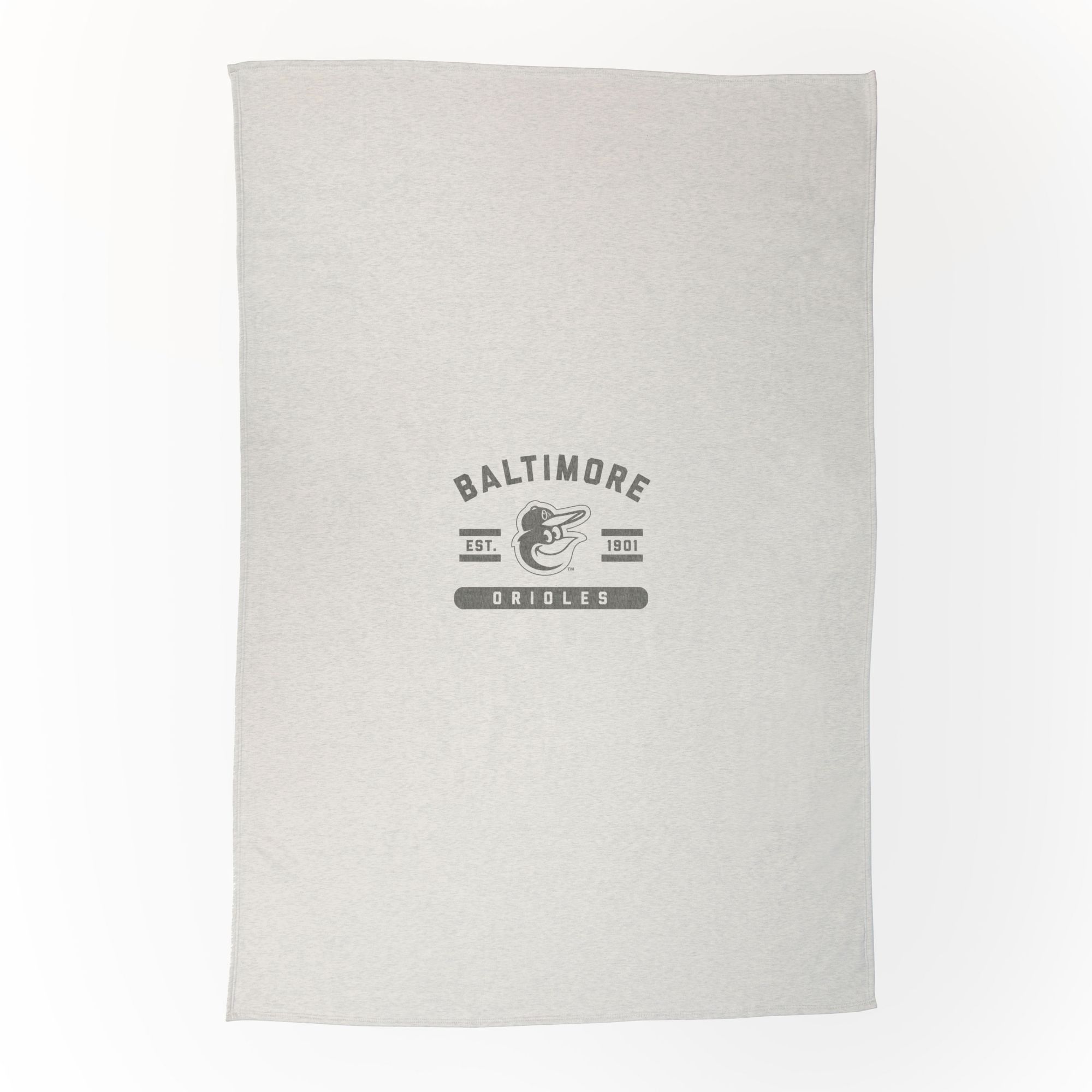 Logo Baltimore Orioles Sweatshirt Blanket
