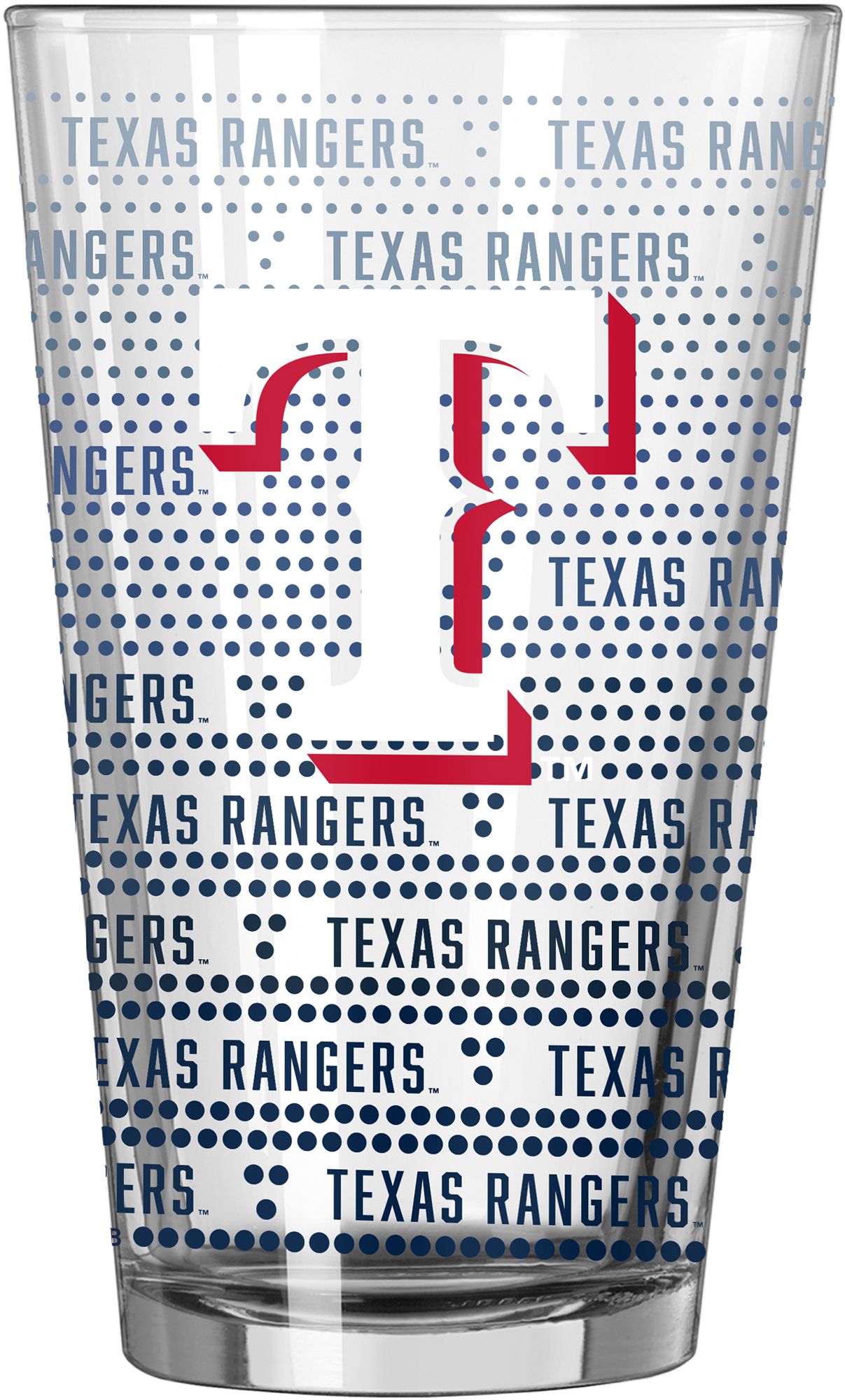 Logo Texas Rangers  16oz. Chant Pint Glass