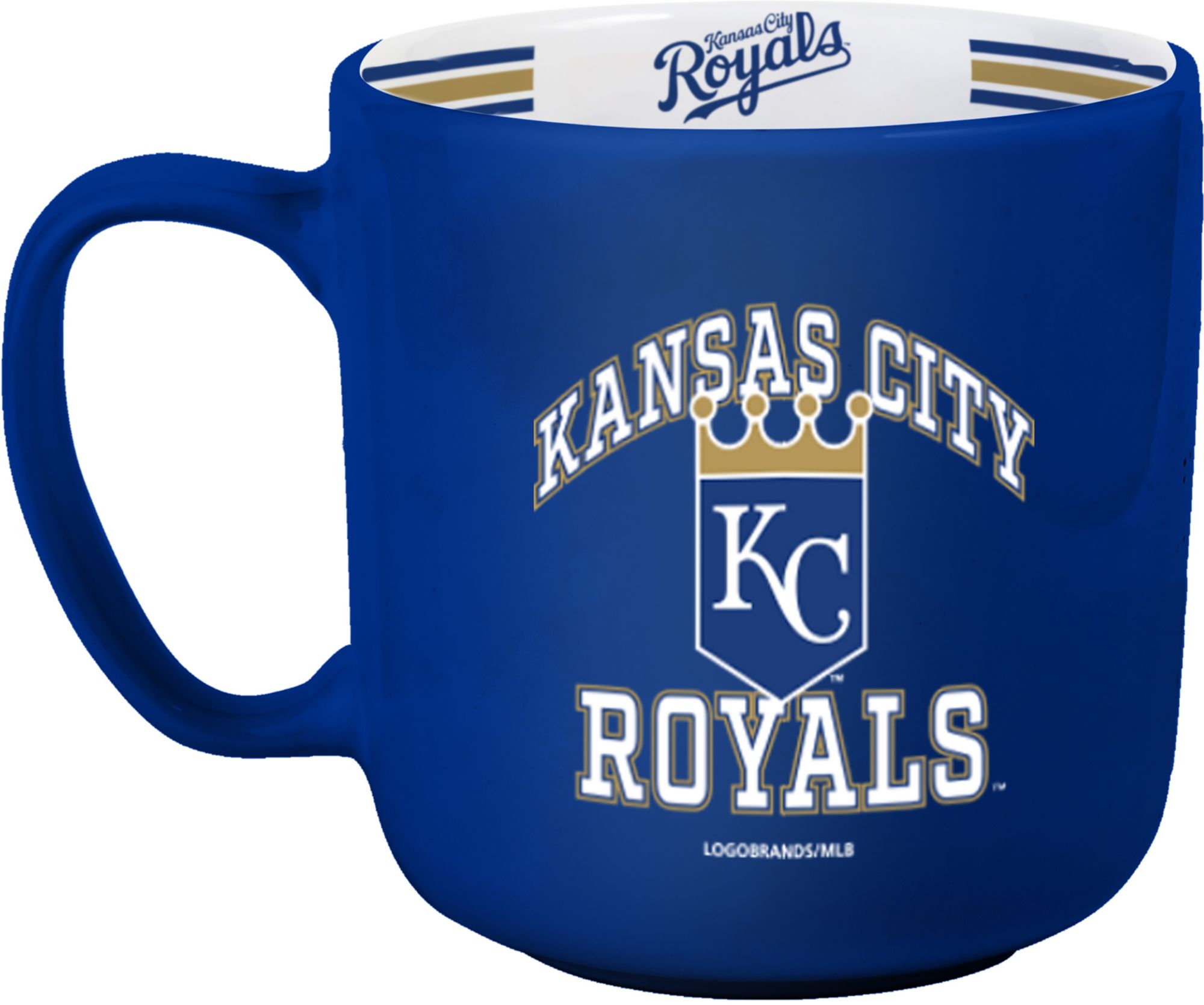 Logo Kansas City Royals  Striped 15 oz. Mug