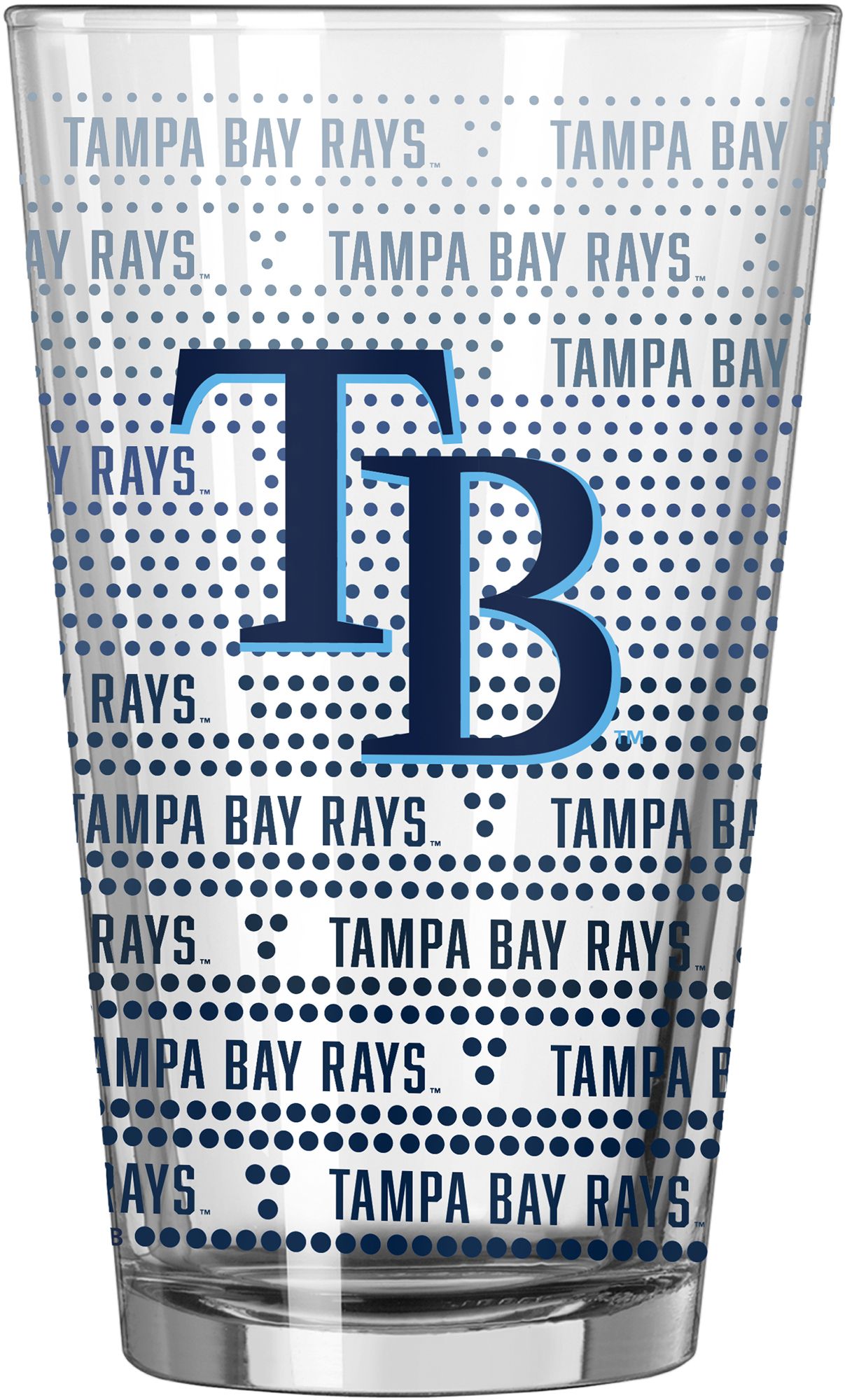 Logo Tampa Bay Rays  16oz. Chant Pint Glass