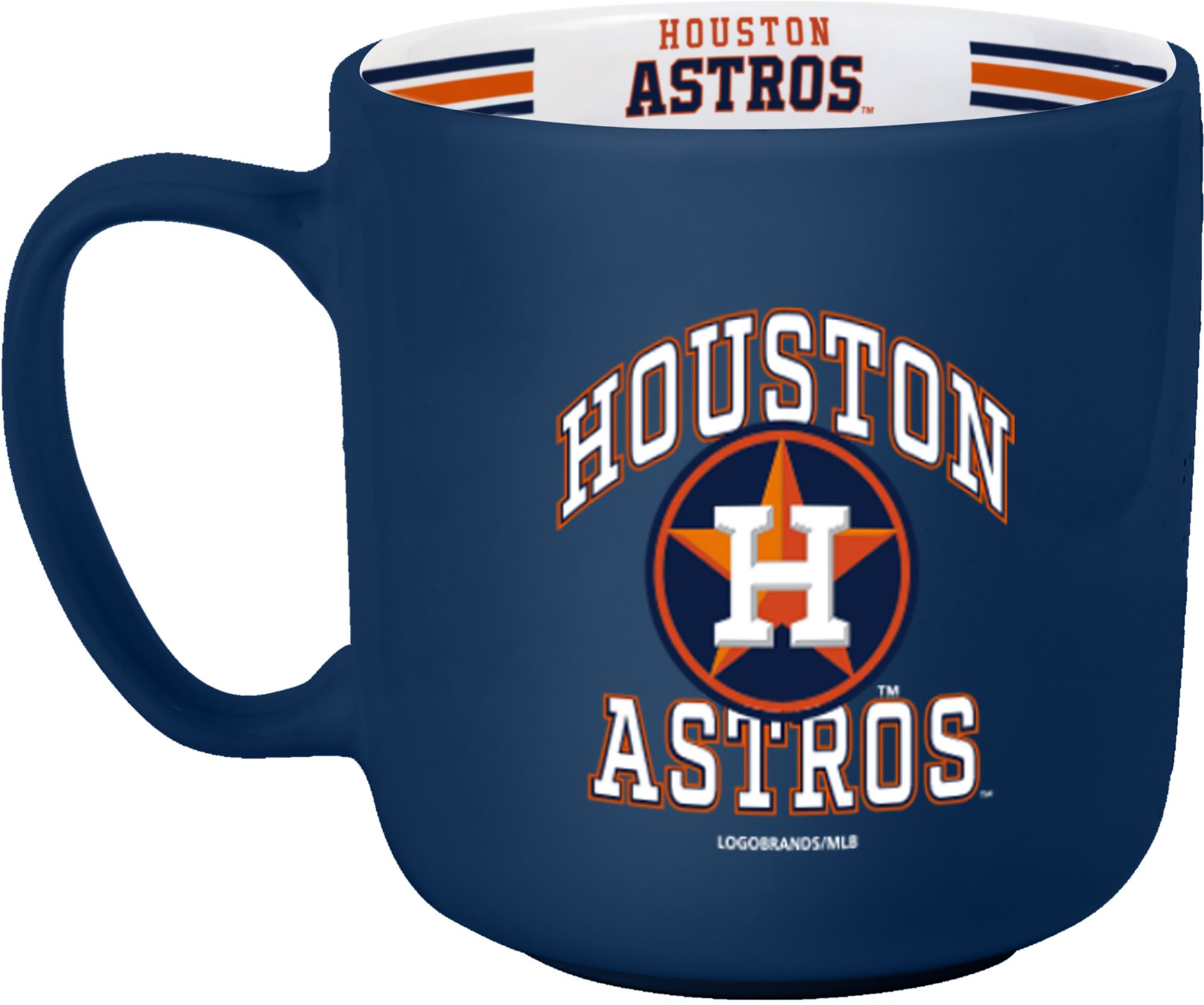 Logo Houston Astros  Striped 15 oz. Mug