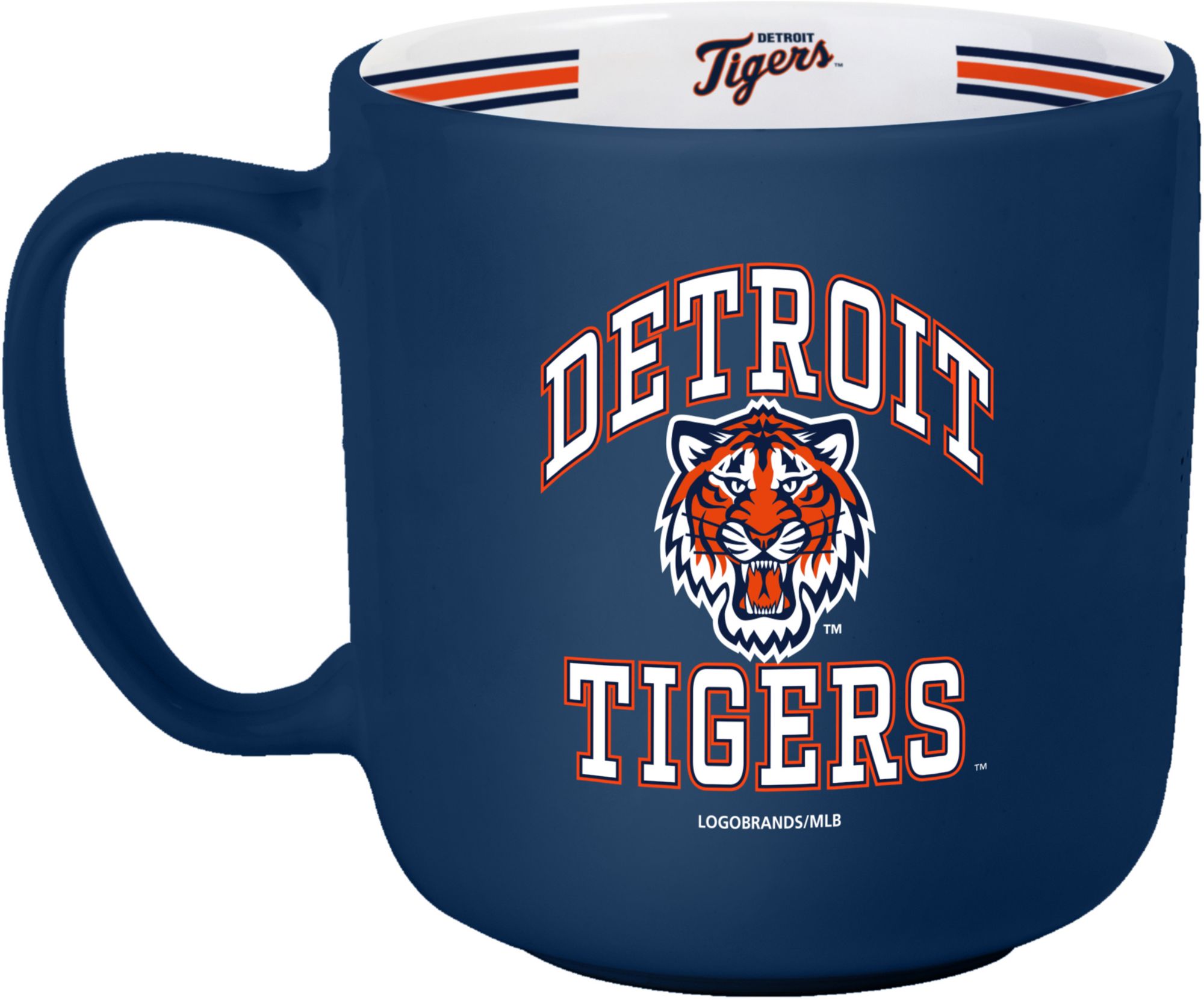 Logo Detroit Tigers  Striped 15 oz. Mug