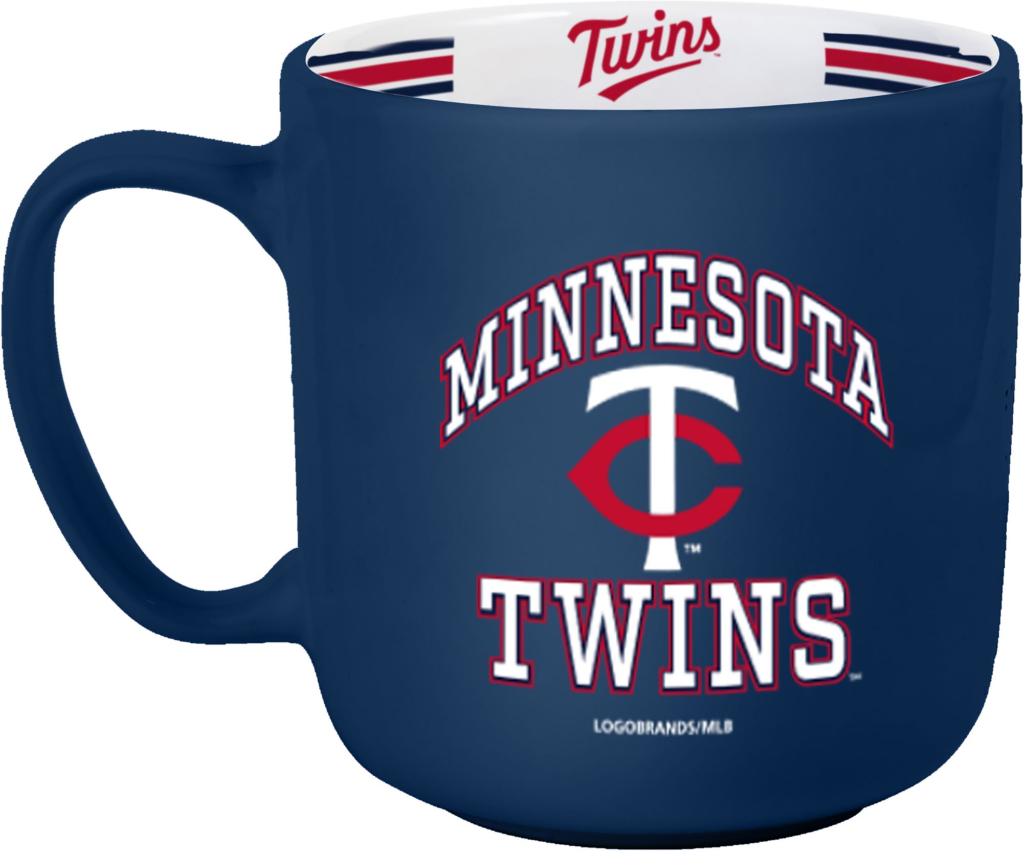 Logo Minnesota Twins  Striped 15 oz. Mug