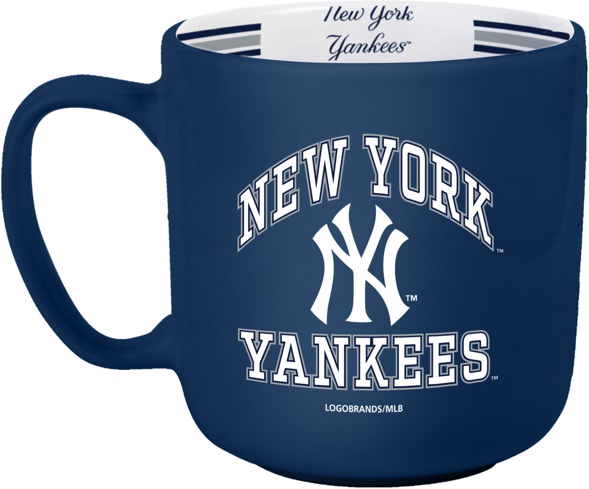 Logo New York Yankees  Striped 15 oz. Mug