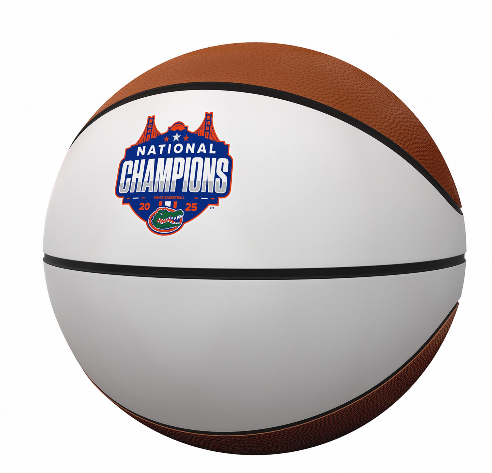 Logo Brands 2025 Men's Basketball National Champions Florida Gators Autograph Basketball