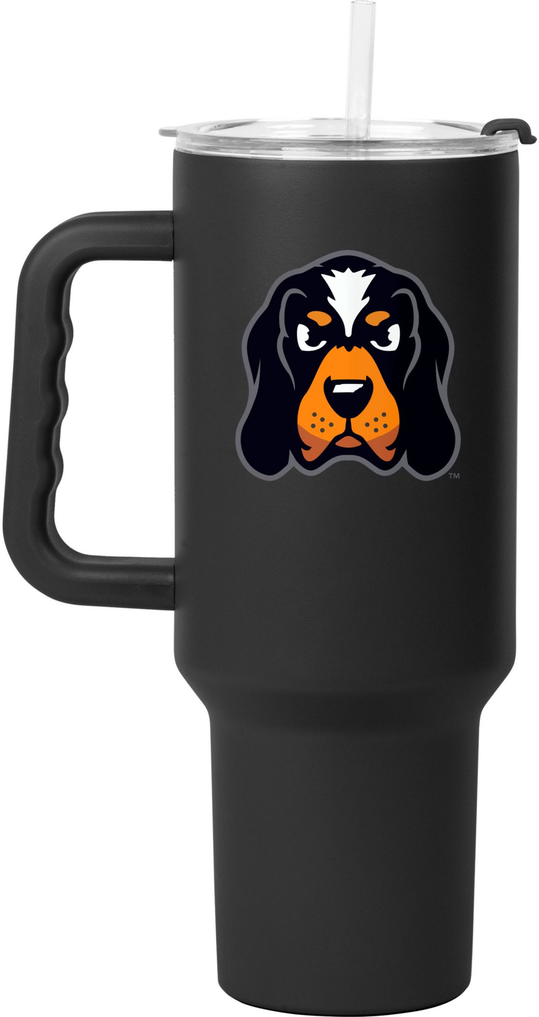 Logo Tennessee Volunteers Black Mascot 40oz. Tumbler