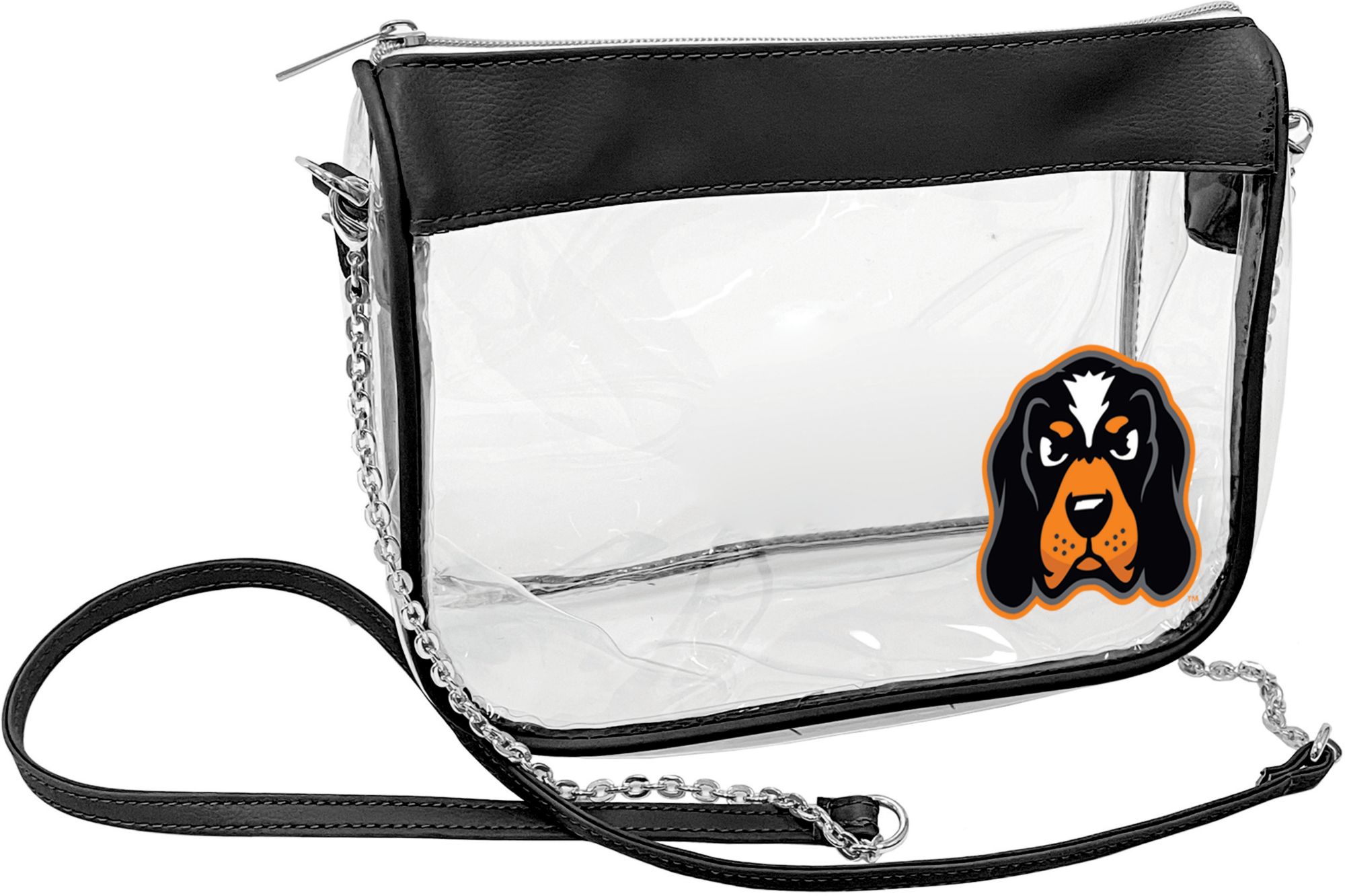 Logo Tennessee Volunteers Black Mascot Hype Clear Bag