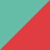 Teal/Red