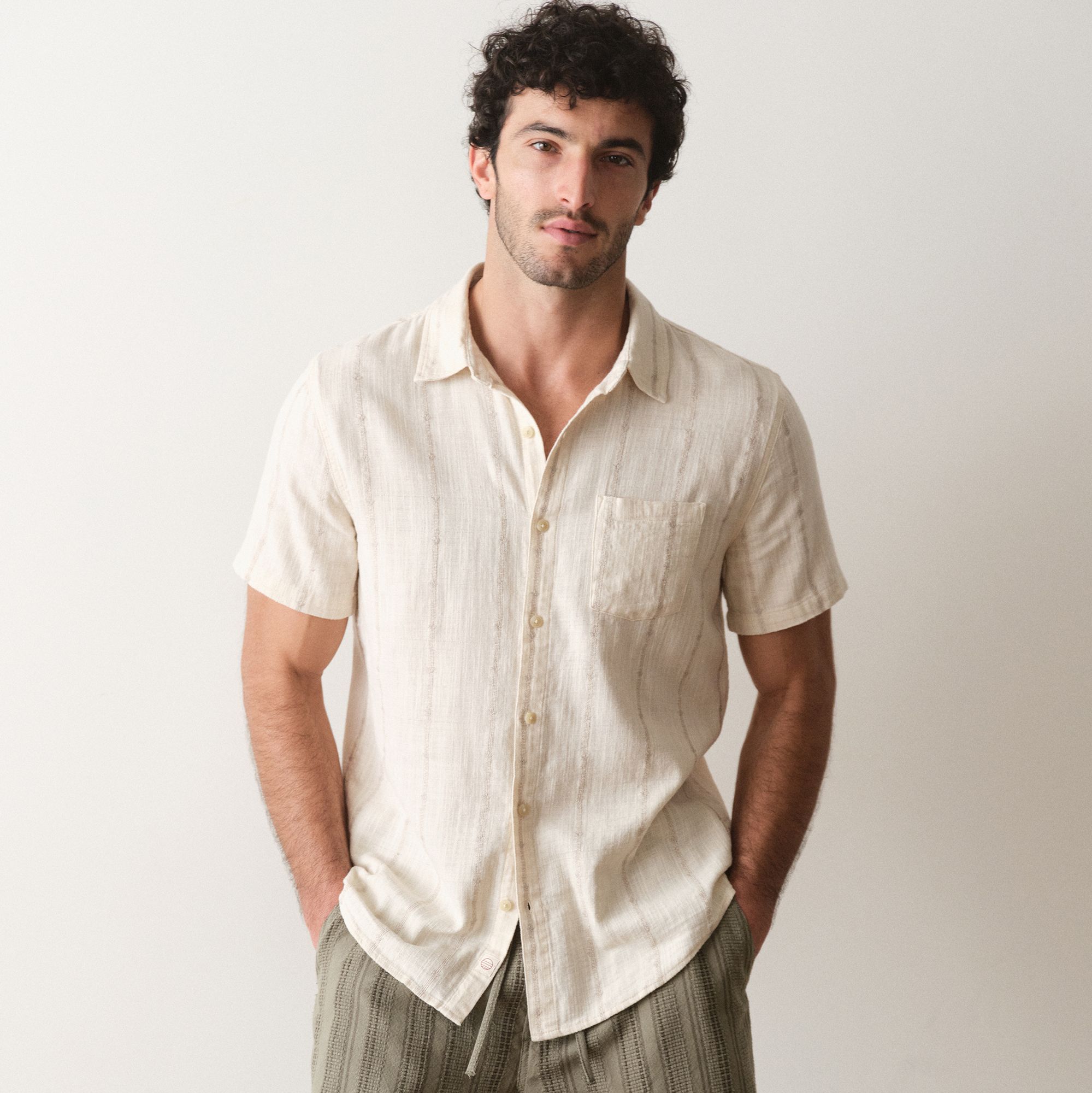 Cream Embroidery