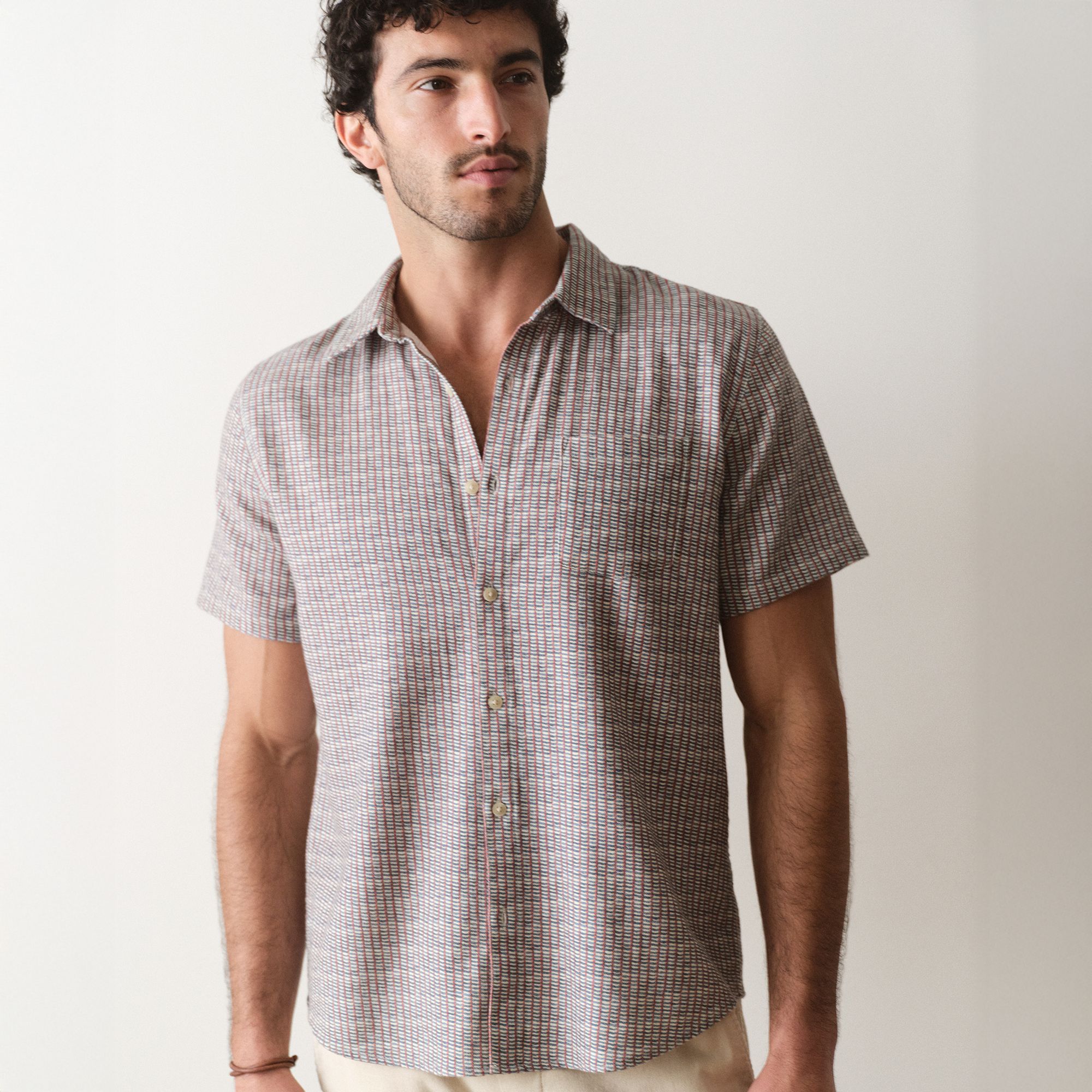 Marine Layer Men's Stretch Selvage Short Sleeve T-Shirt