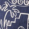 Navy/White Island Motif