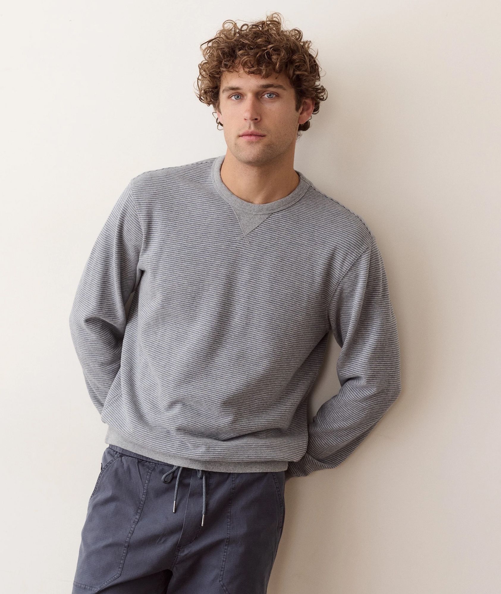 Marine Layer Men's Cloud 9 Fleece Relaxed Crewneck