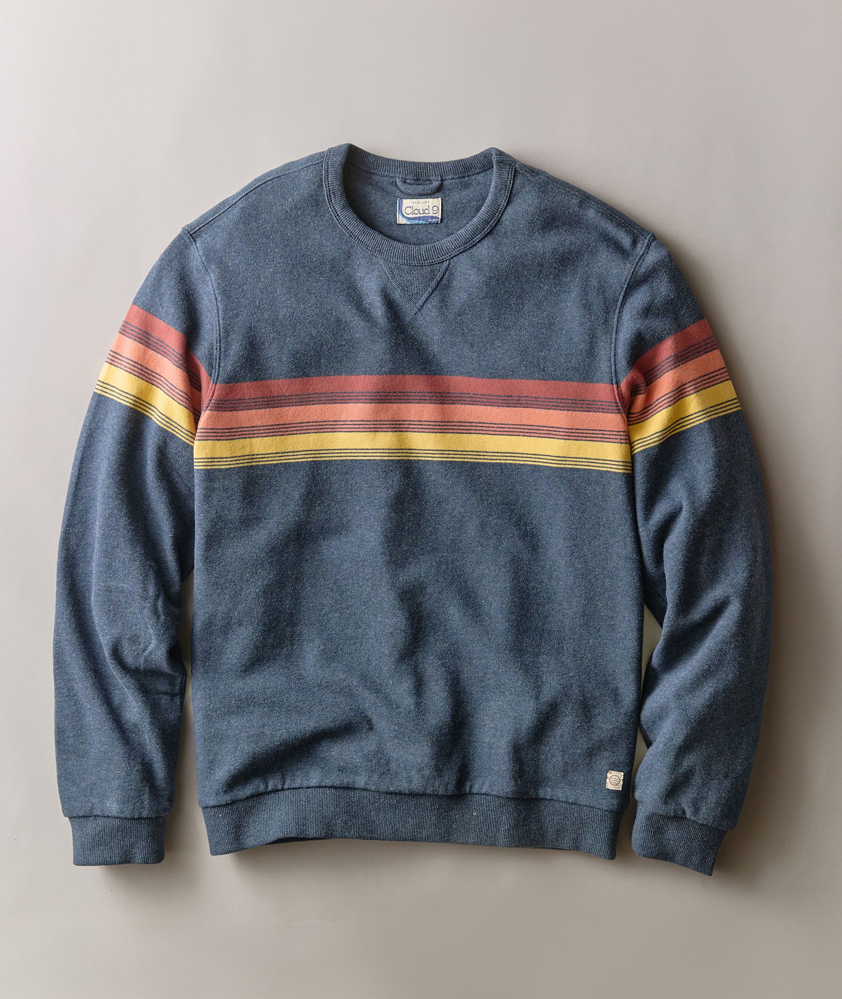 Navy Sunset Stripe