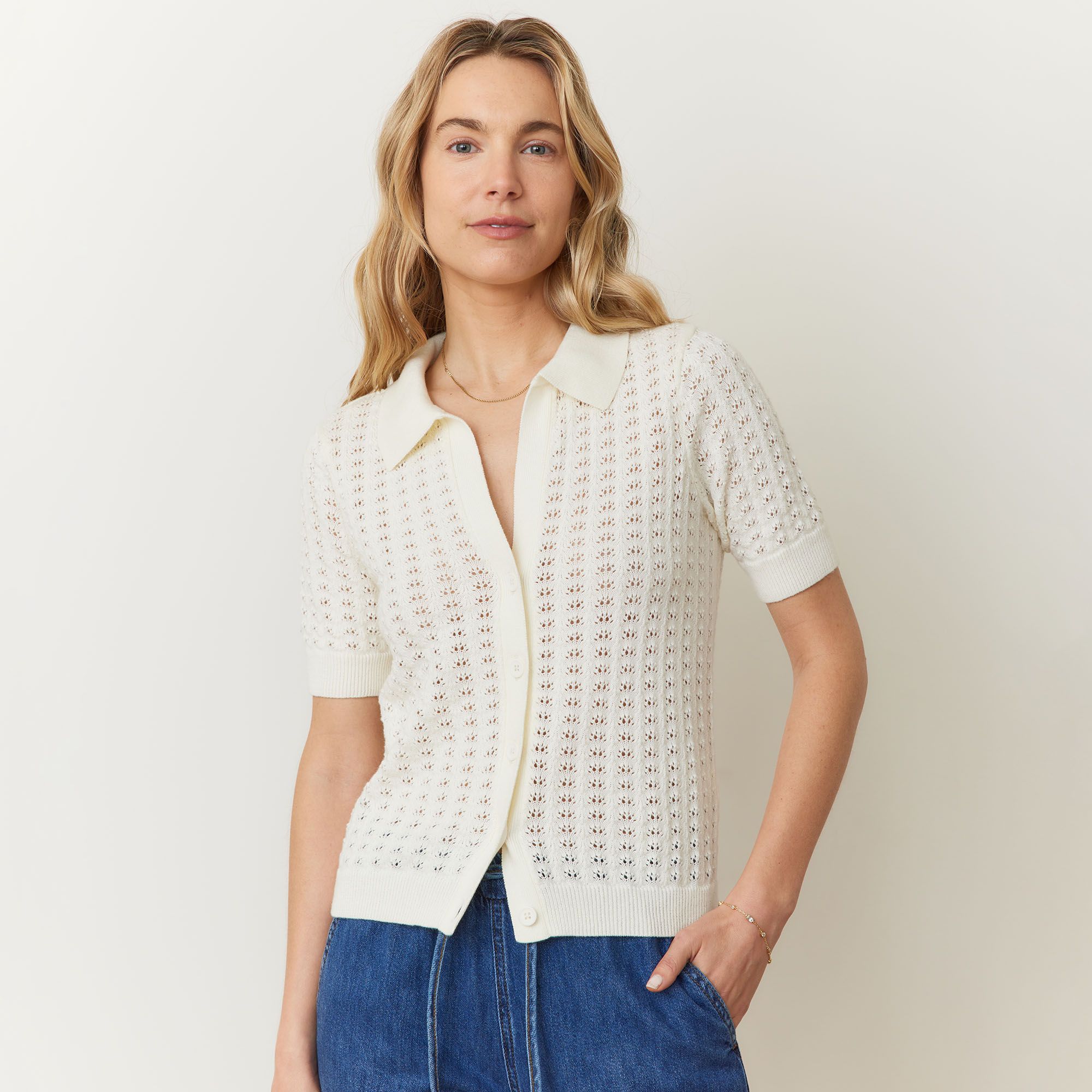 Marine Layer Women's Piper Knit Resort Shirt