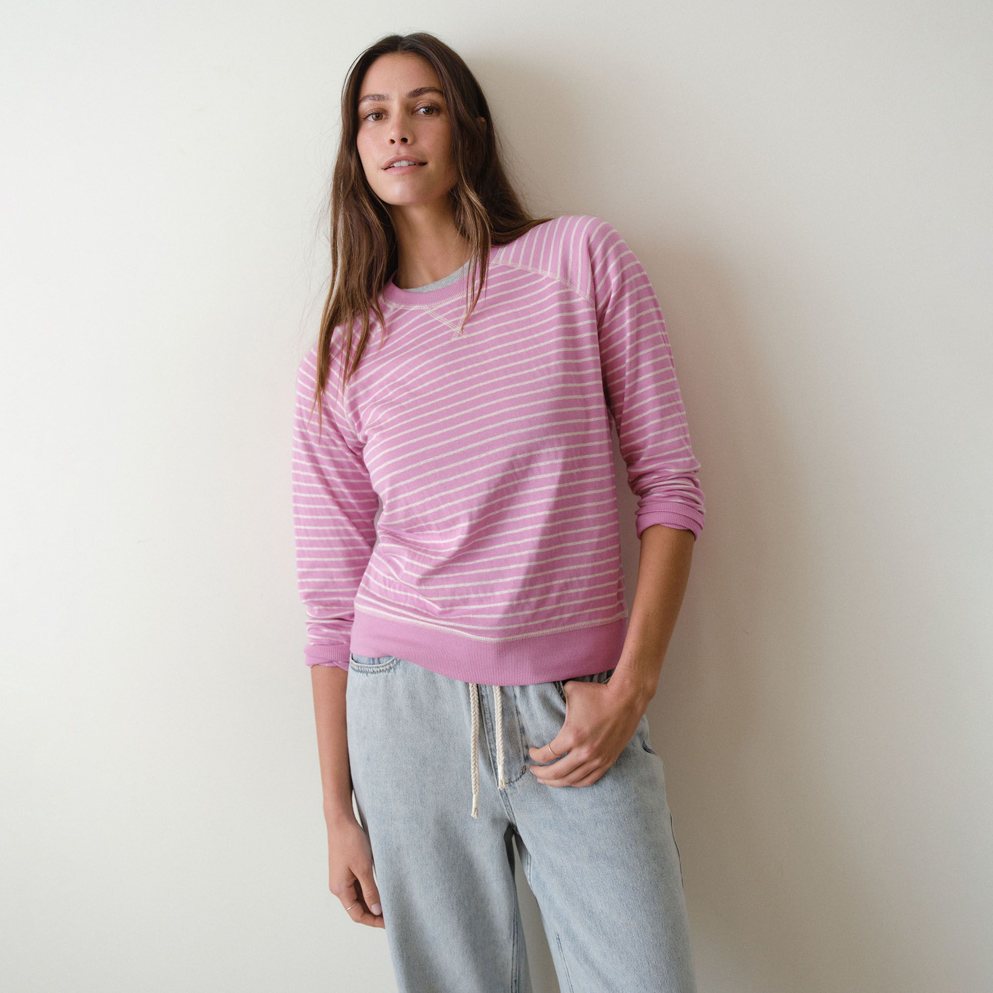 Pink/White Stripe
