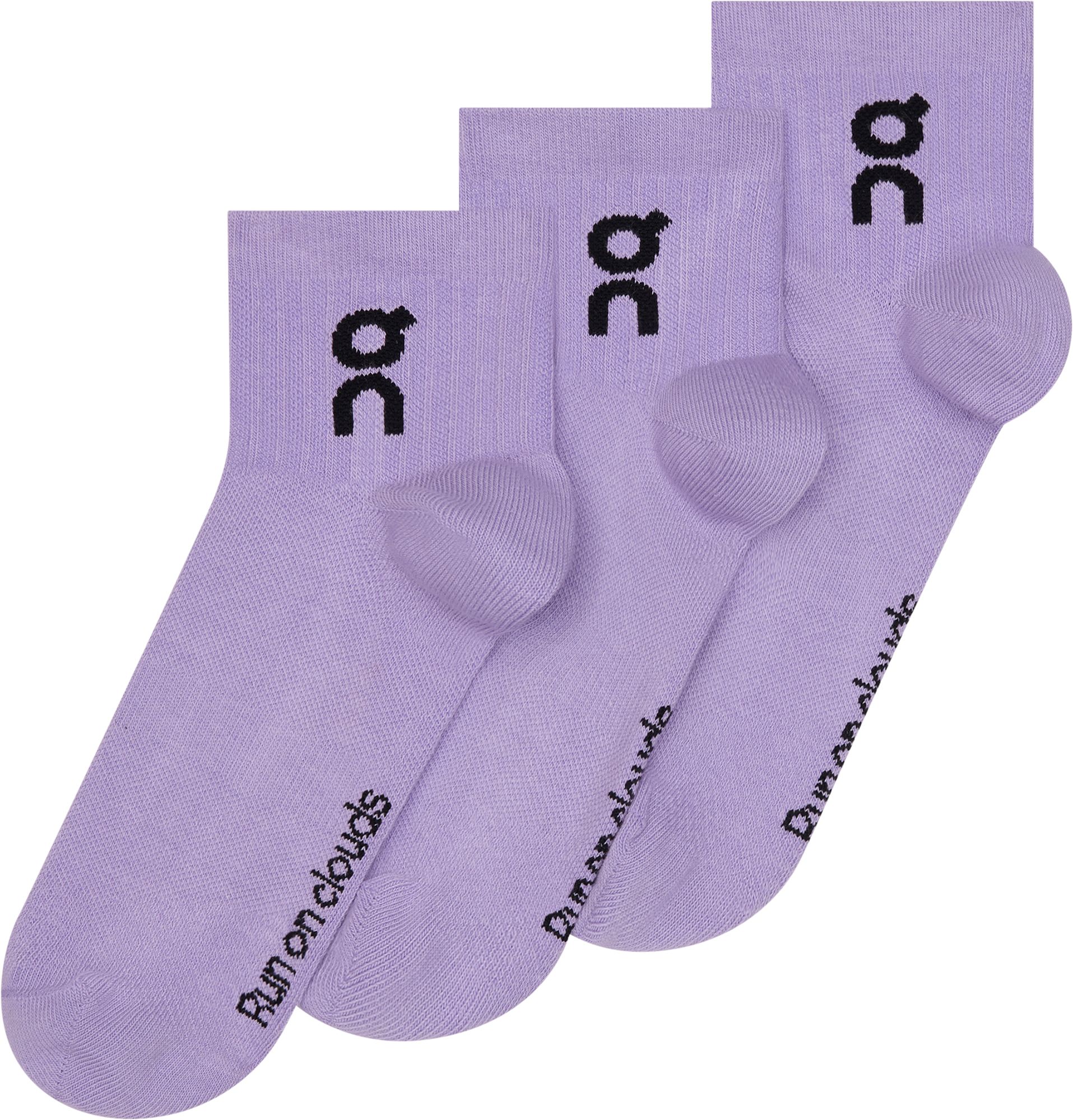 On Adult Logo Quarter Socks - 3 Pack