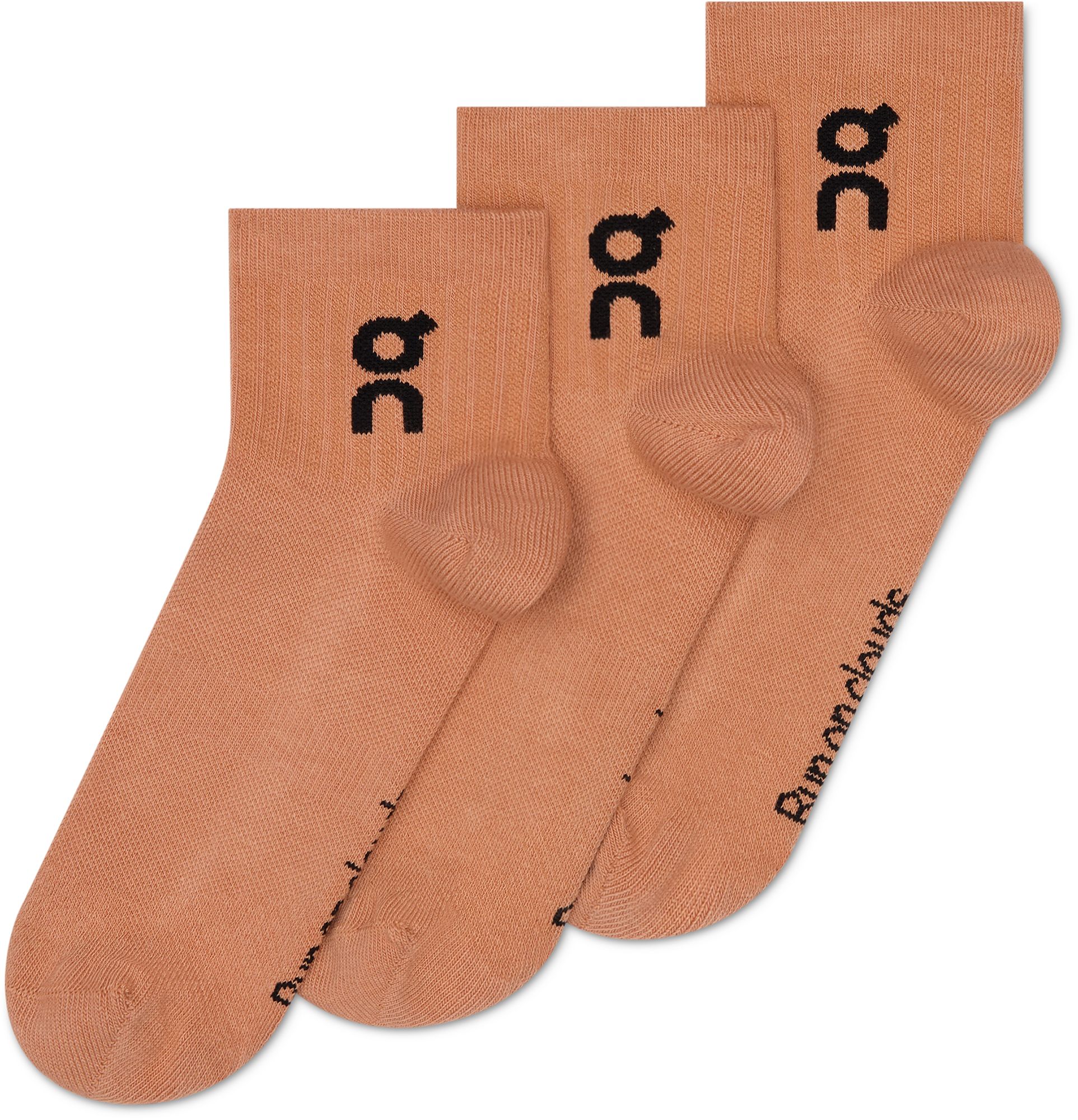 On Adult Logo Quarter Socks - 3 Pack