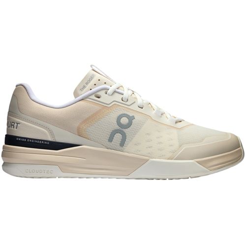 Pro Tennis Player On Roger Tennis Shoes On The Roger Pro Clay