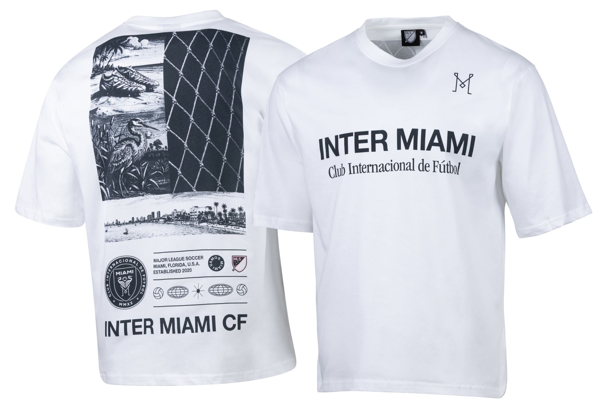 Sport Design Sweden Adult Inter Miami CF White 2026 Oversized T-Shirt