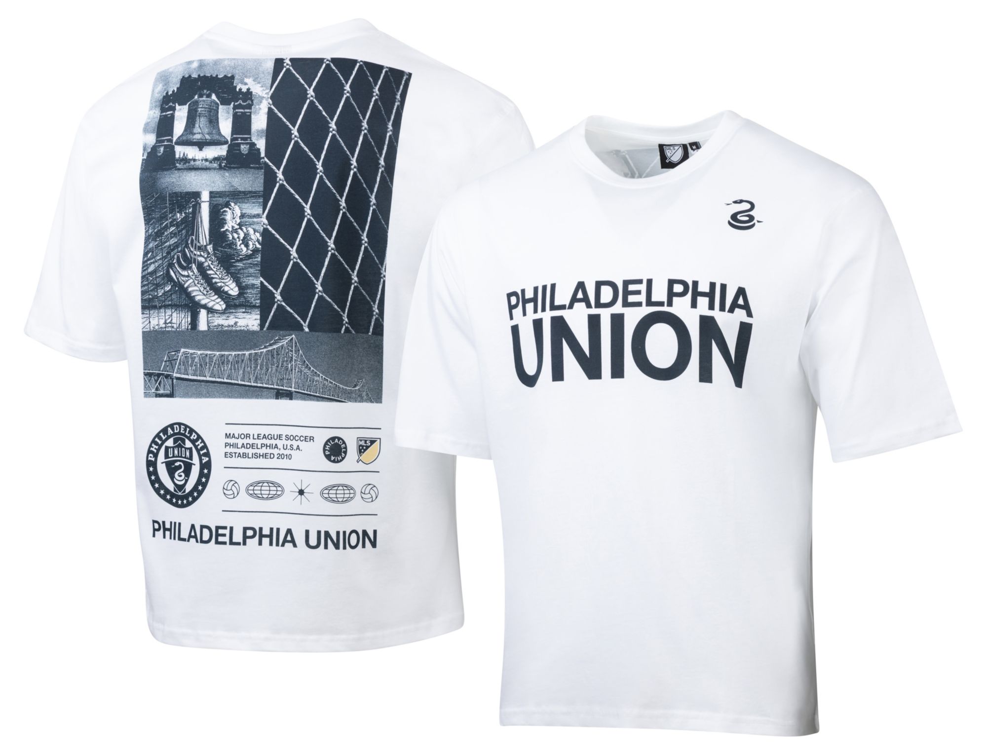 Sport Design Sweden Adult Philadelphia Union White 2026 Oversized T-Shirt
