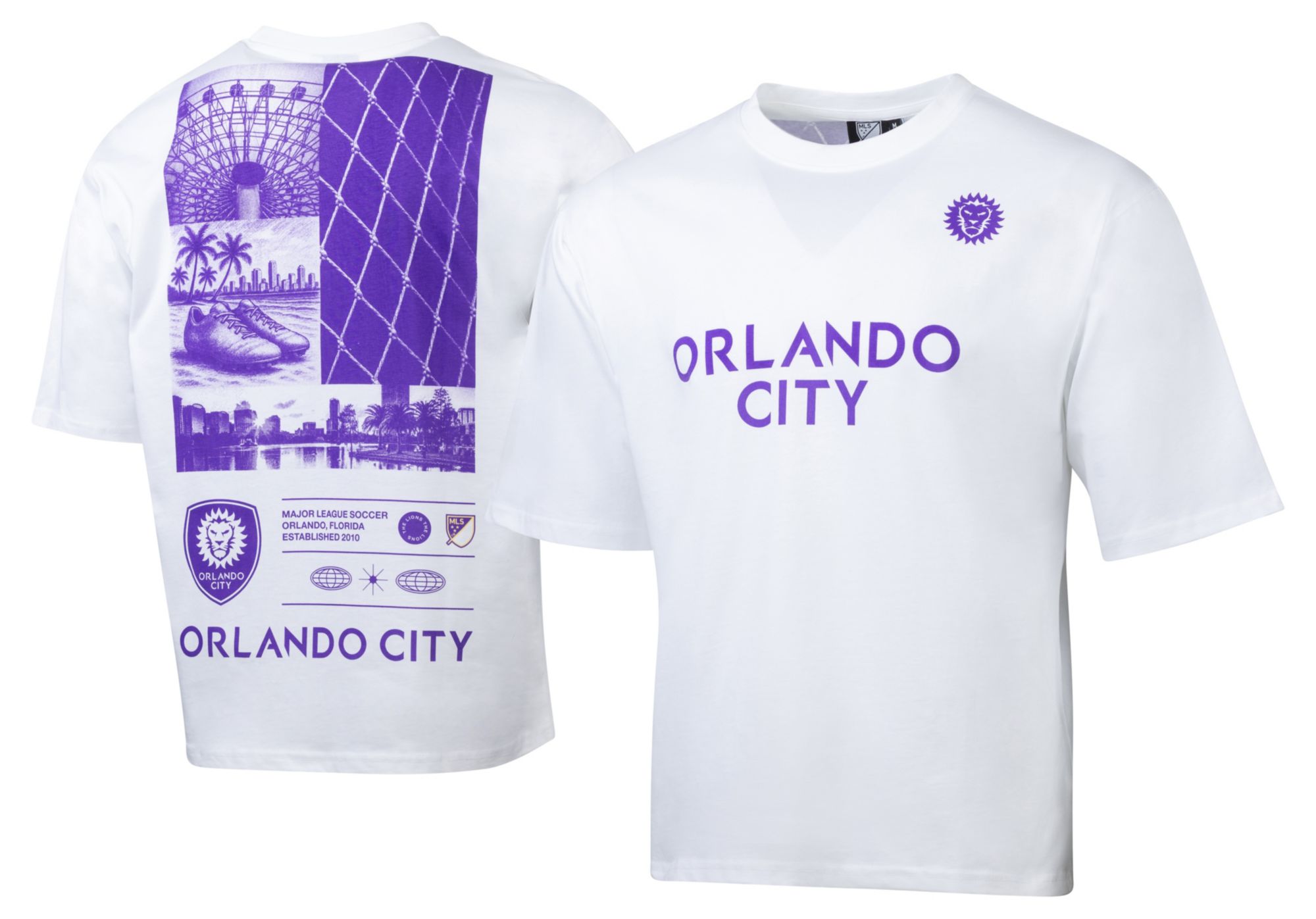 Sport Design Sweden Adult Orlando City White 2026 Oversized T-Shirt