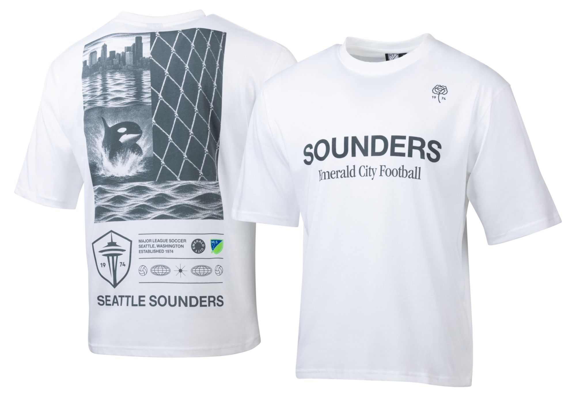 Sport Design Sweden Adult Seattle Sounders White 2026 T-Shirt