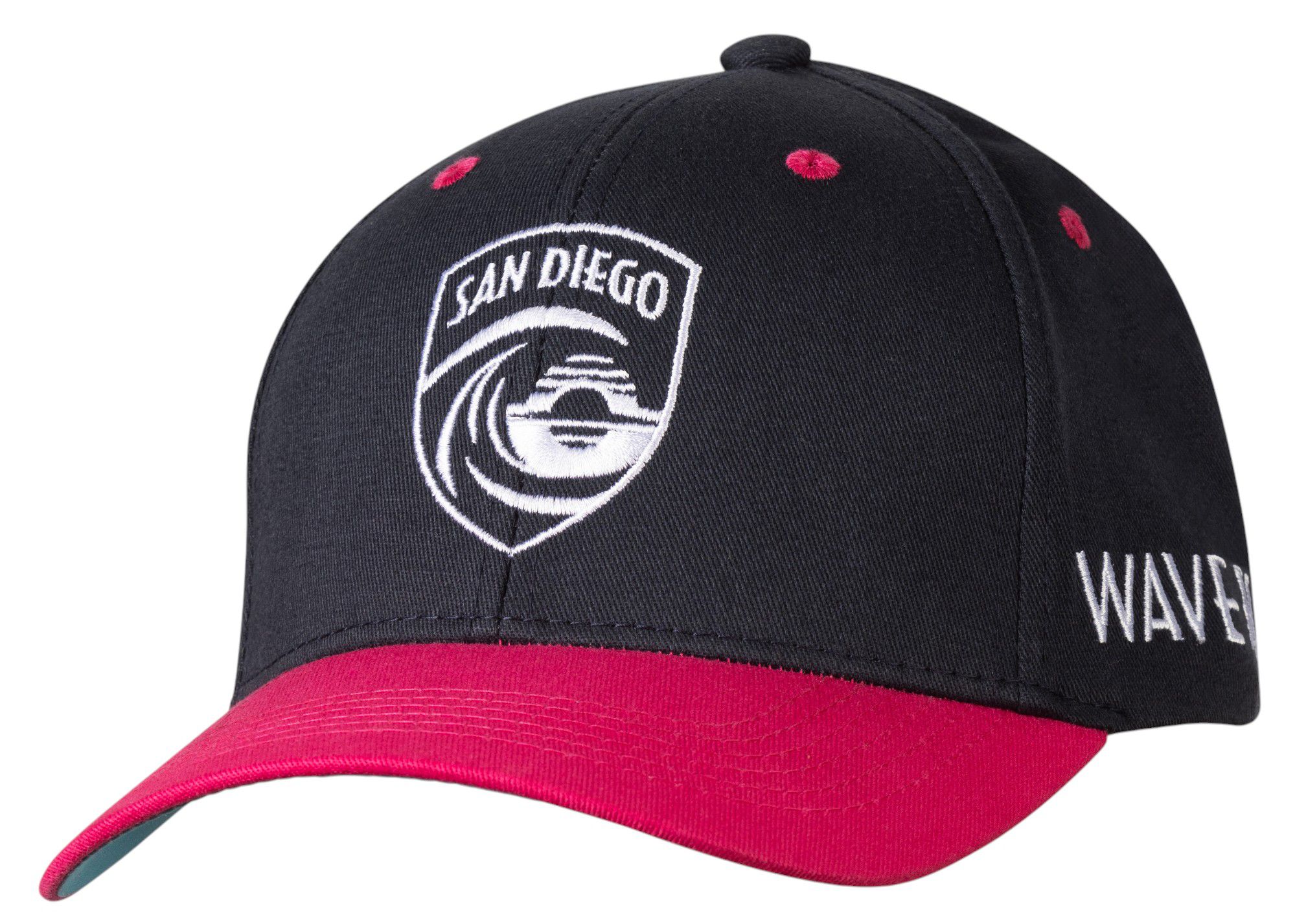 Sport Design Sweden Adult San Diego Wave Navy Crest Logo Adjustable Hat