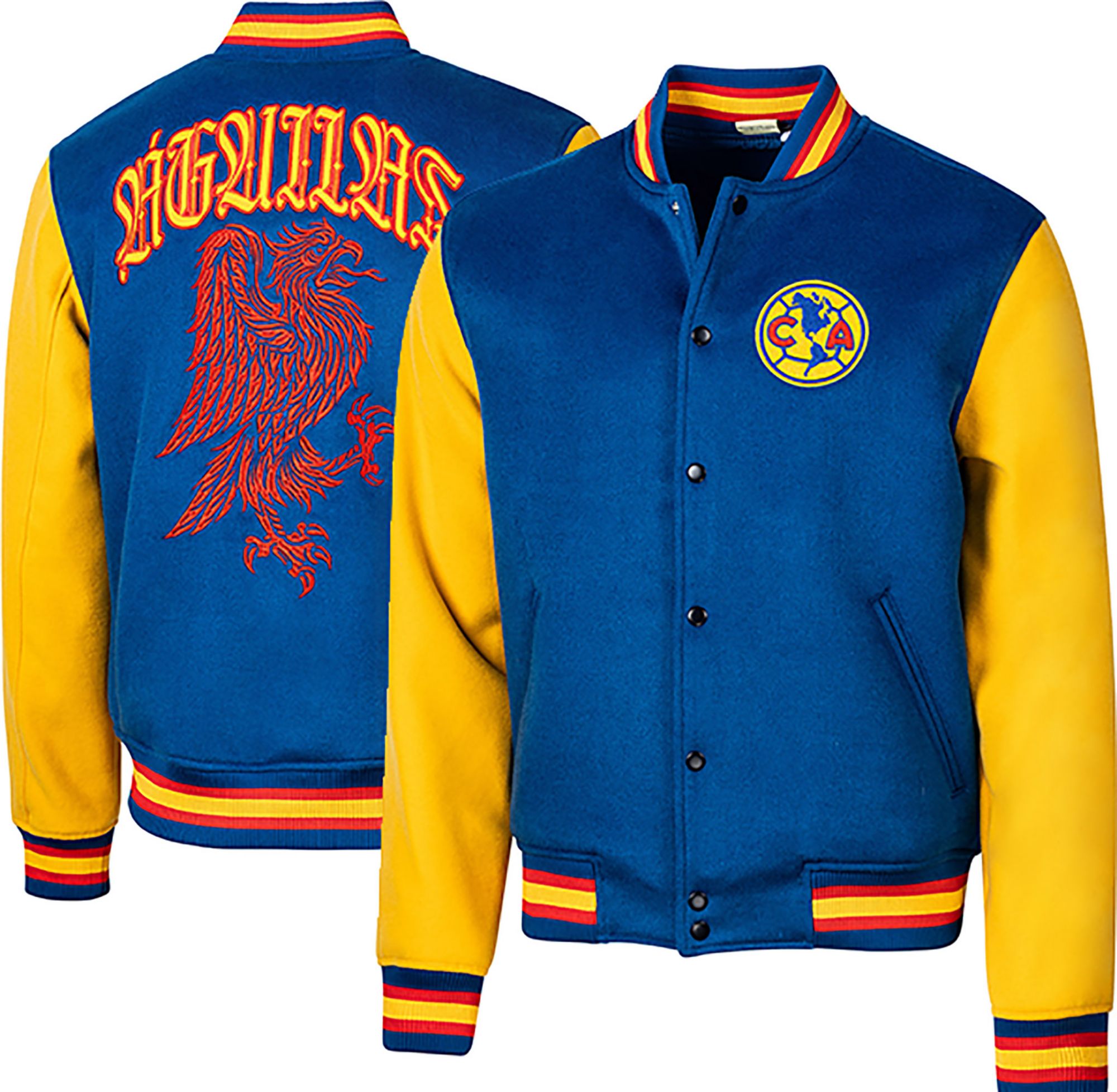 Sport Design Sweden Men's Club America Royal Free Kick Button-Up Jacket