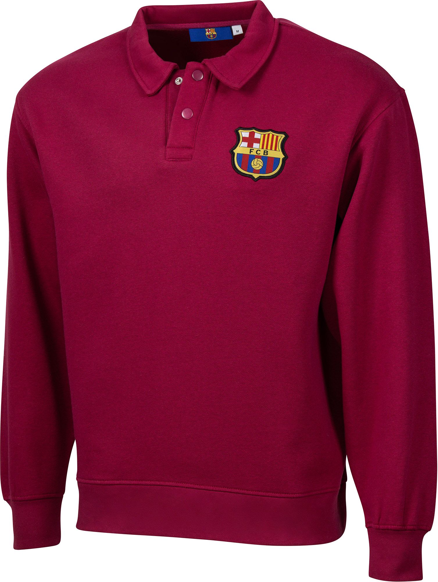 Sport Design Sweden Men's FC Barcelona Wine Retro Fleece Sweater