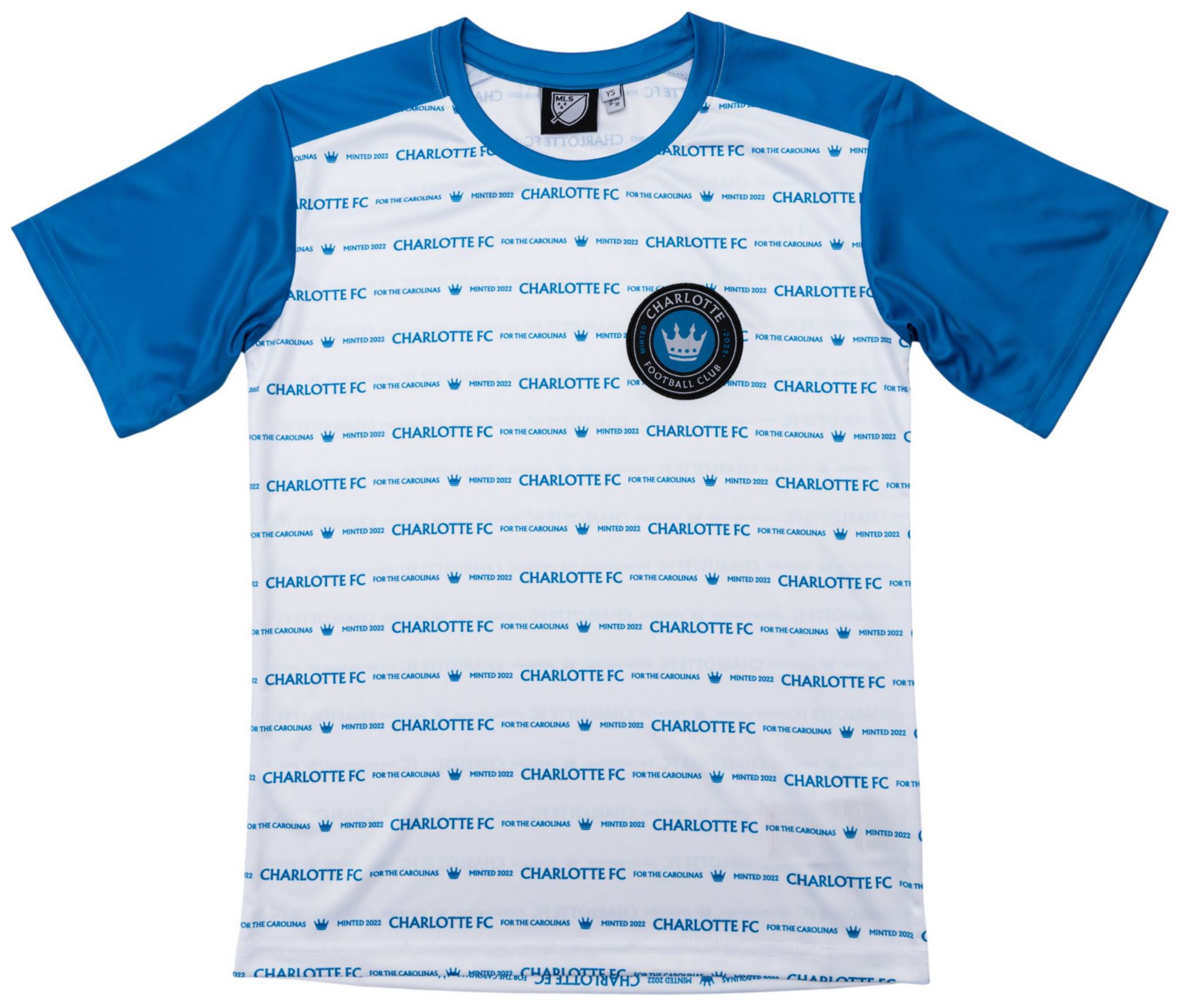 Sport Design Sweden Youth Charlotte FC White 2026 T-Shirt