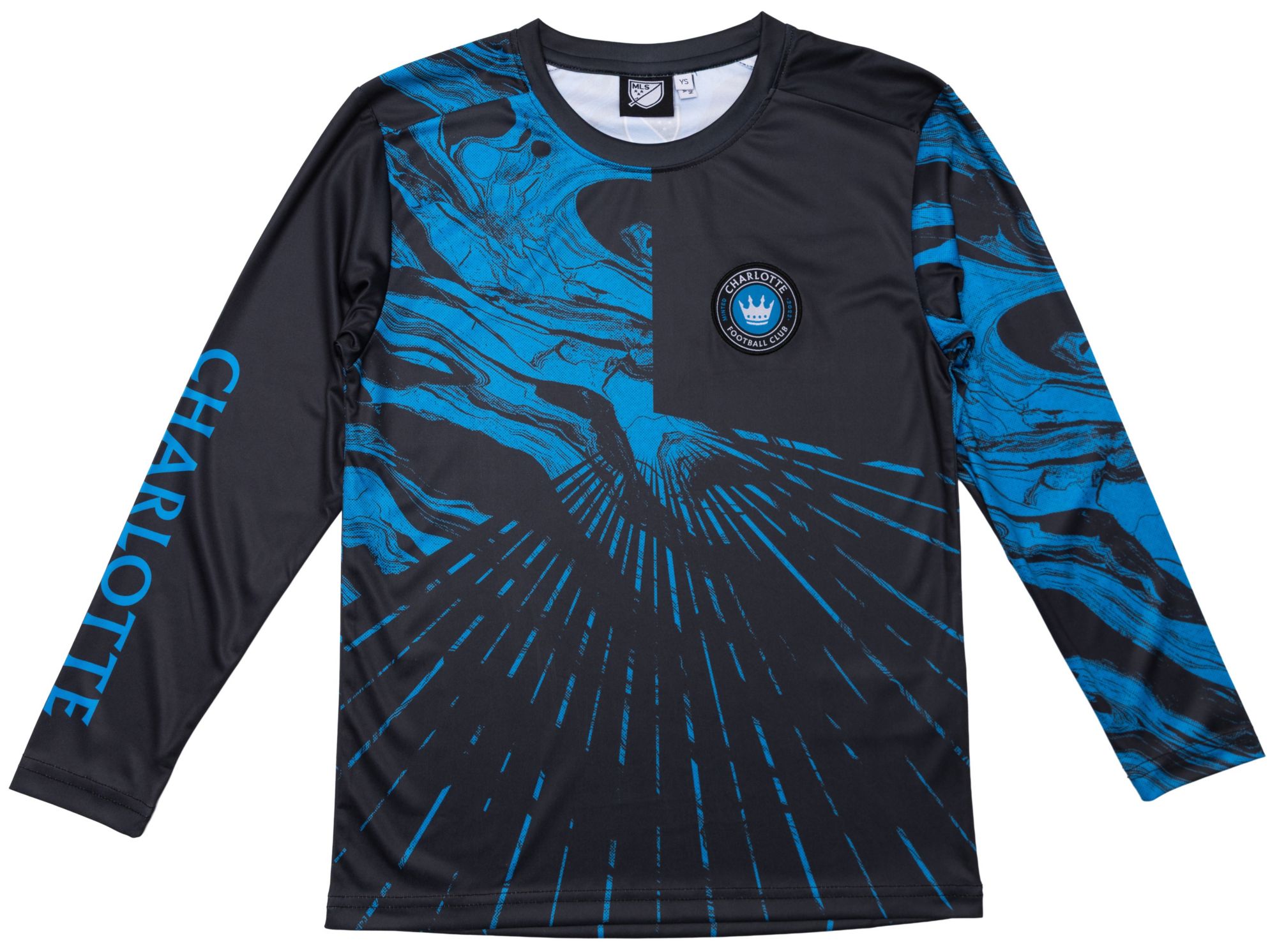 Sport Design Sweden Youth Charlotte FC Blue 2026 Long Sleeve T-Shirt