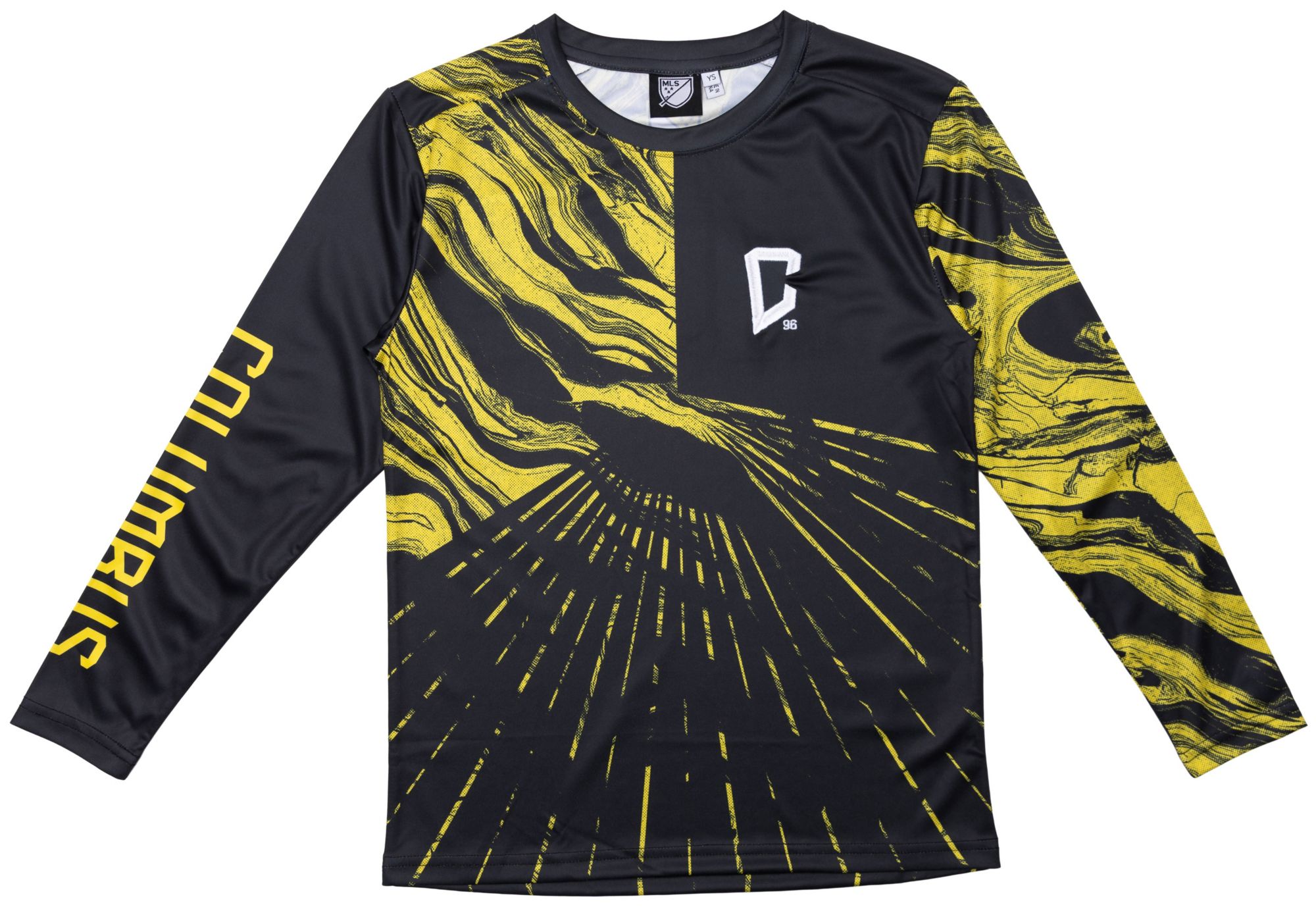 Sport Design Sweden Youth Columbus Crew Yellow 2026 Long Sleeve T-Shirt