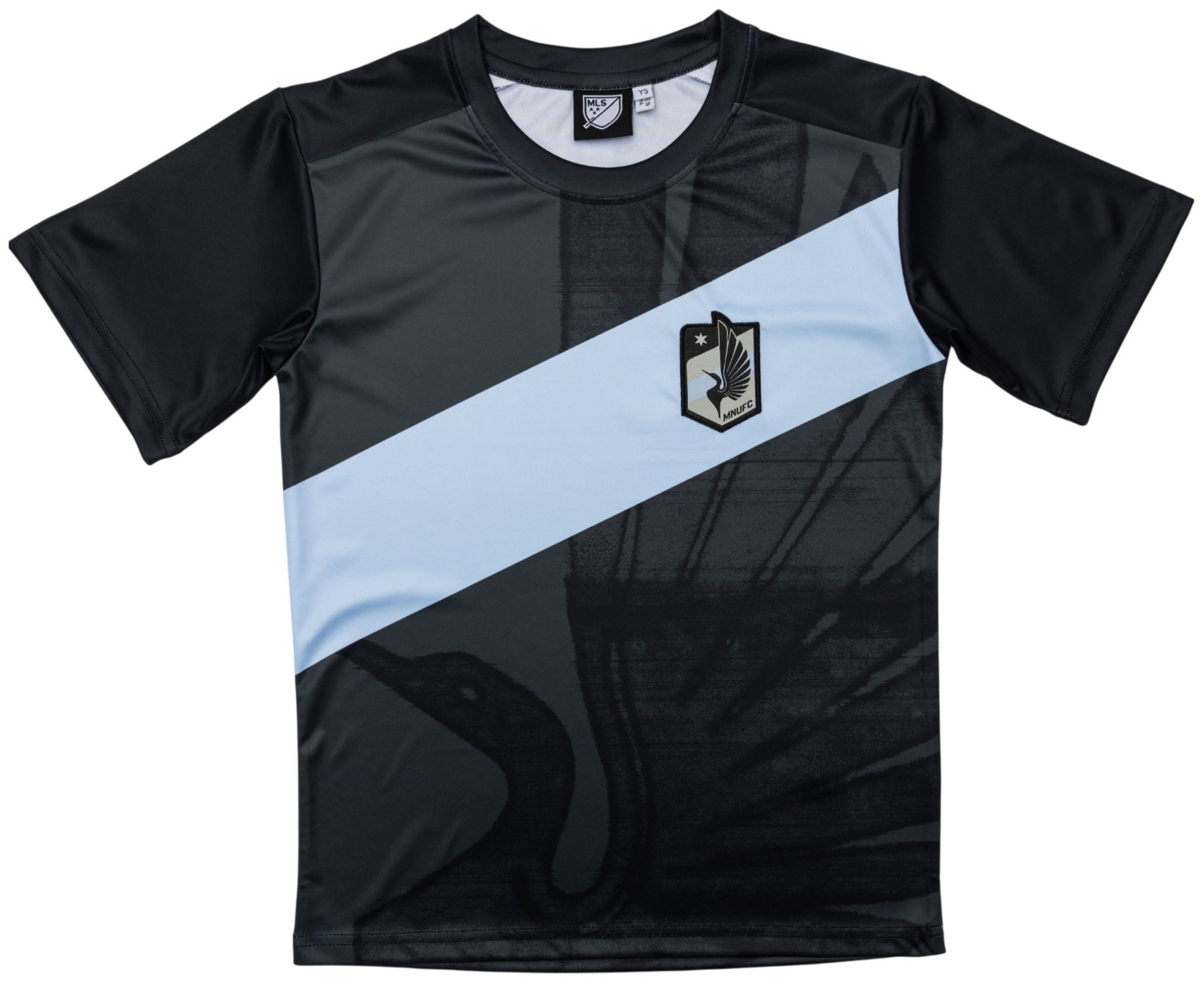 Sport Design Sweden Youth Minnesota United FC Black 2026 T-Shirt