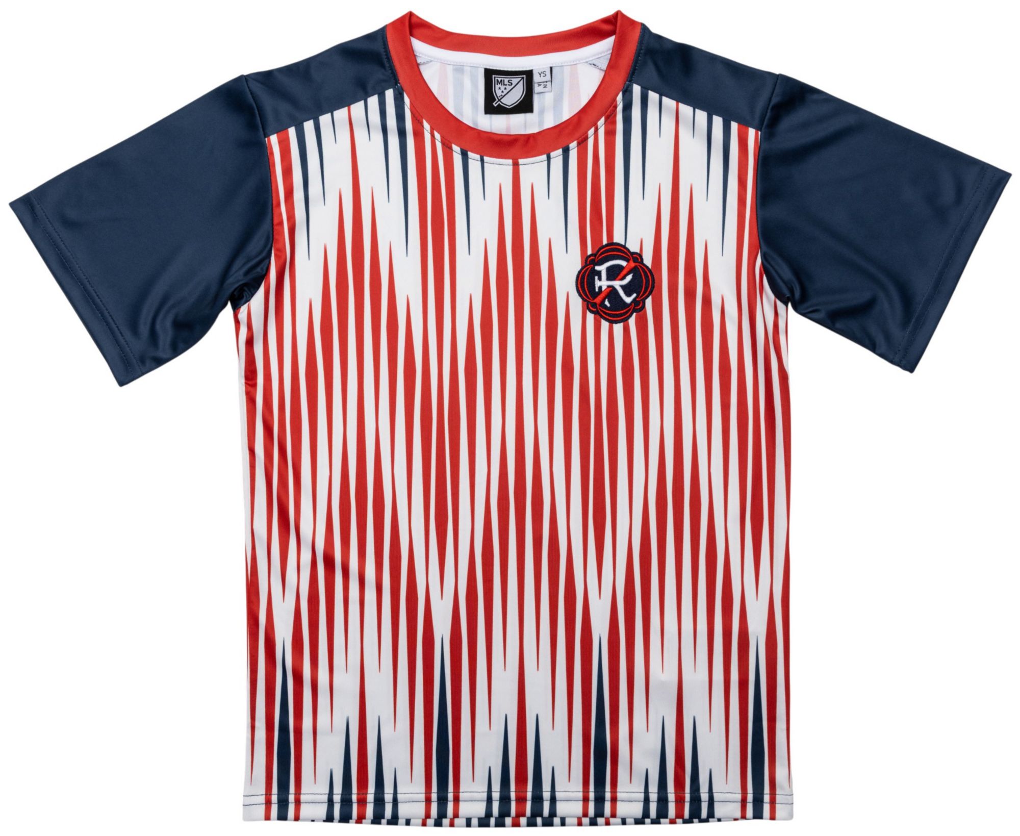 Sport Design Sweden Youth New England Revolution Red 2026 T-Shirt
