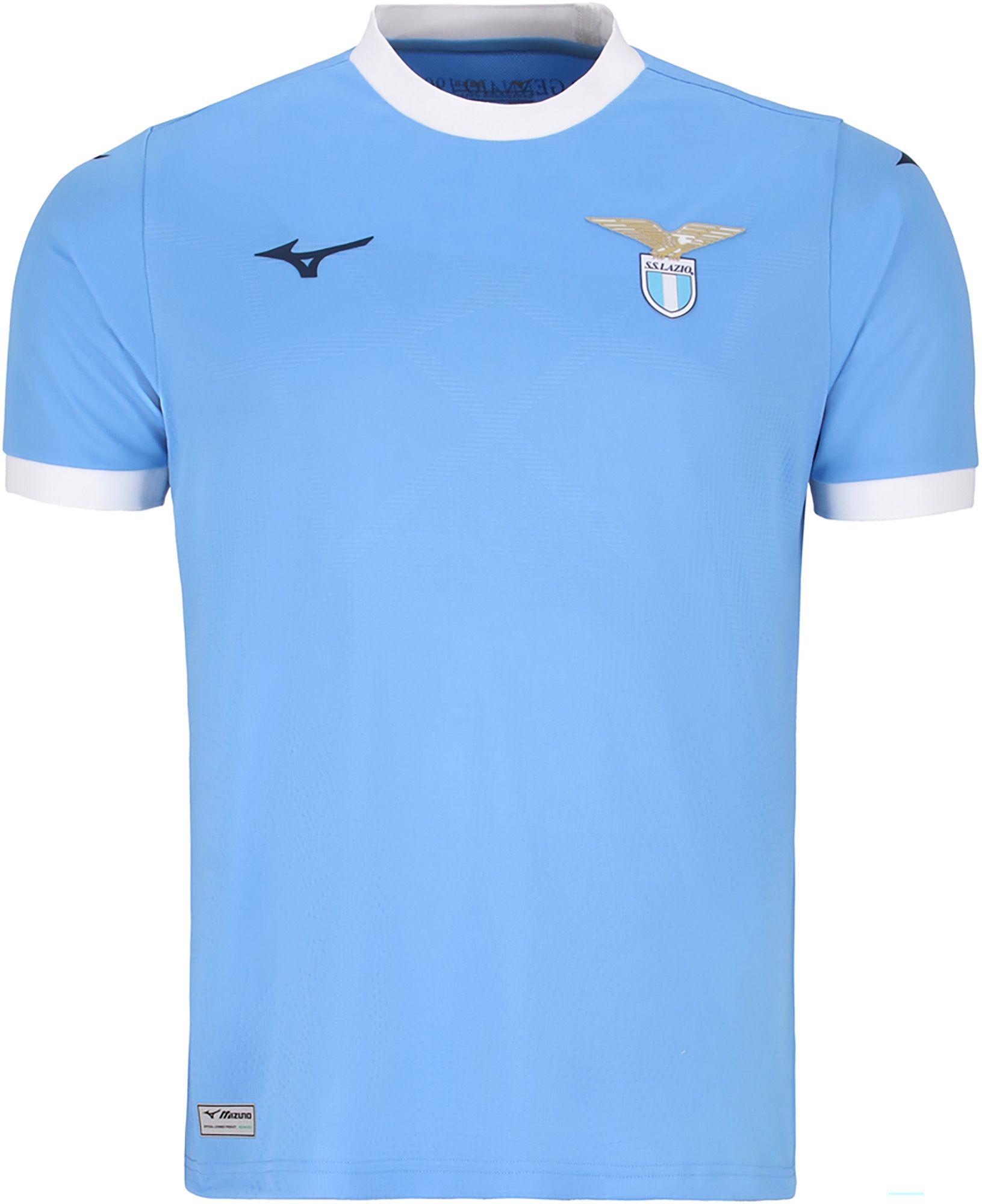Mizuno Adult 2025 SS Lazio Light Blue Home Replica Jersey