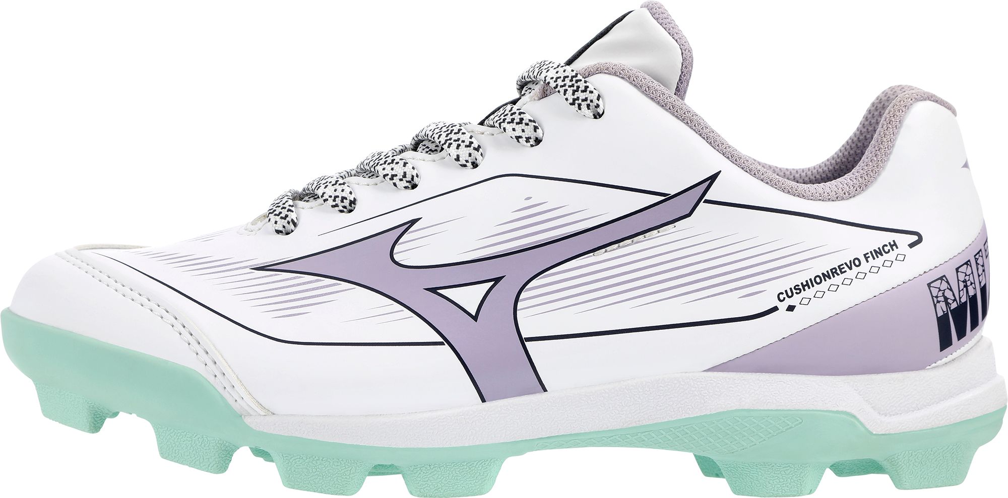 Mizuno Kids' CUSHIONREVO Finch RM Softball Cleat