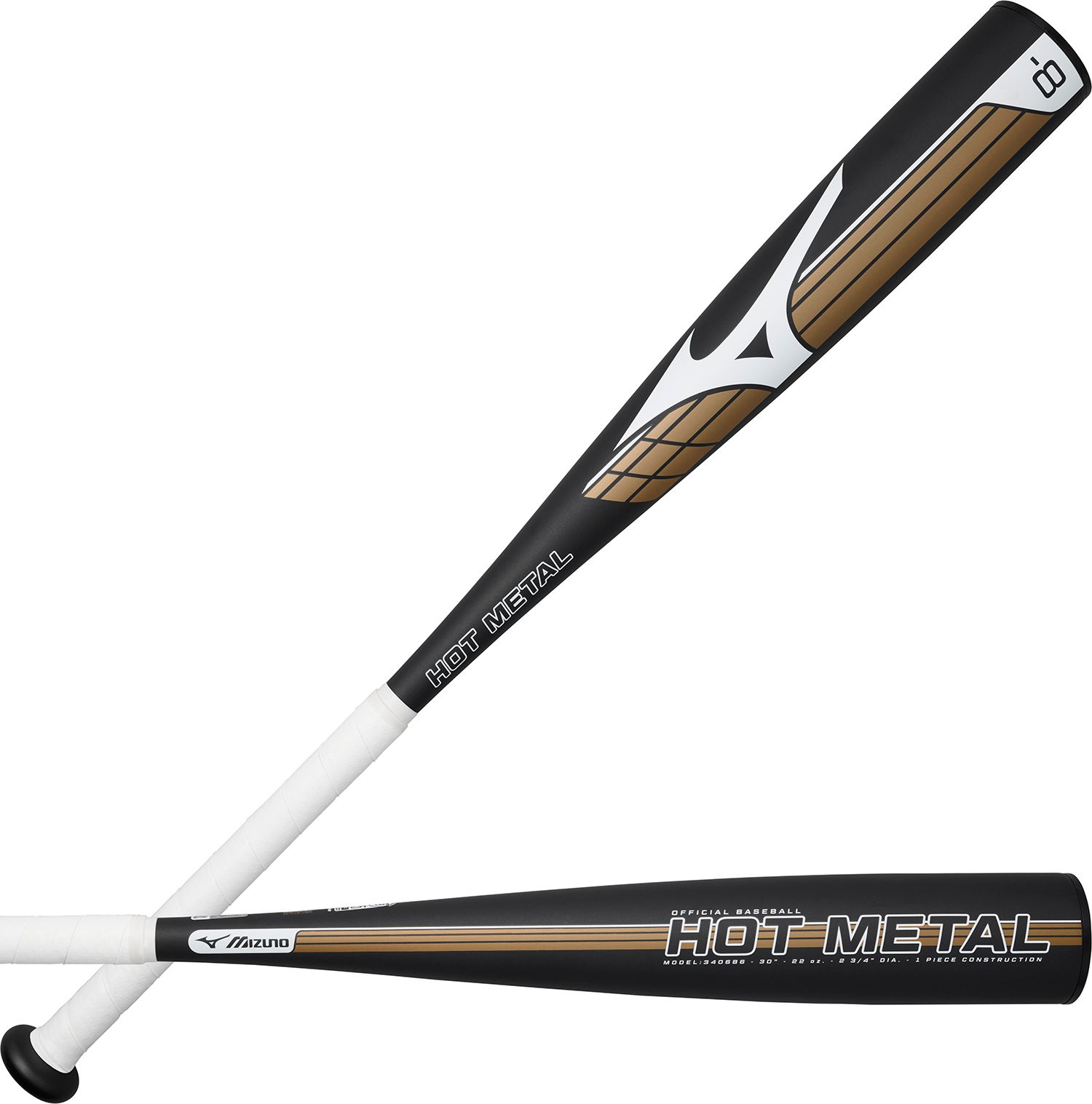 Mizuno Hot Metal 2¾'' USSSA Bat (-8)