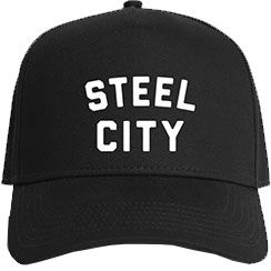 Steel City Adult Black Snapback Hat