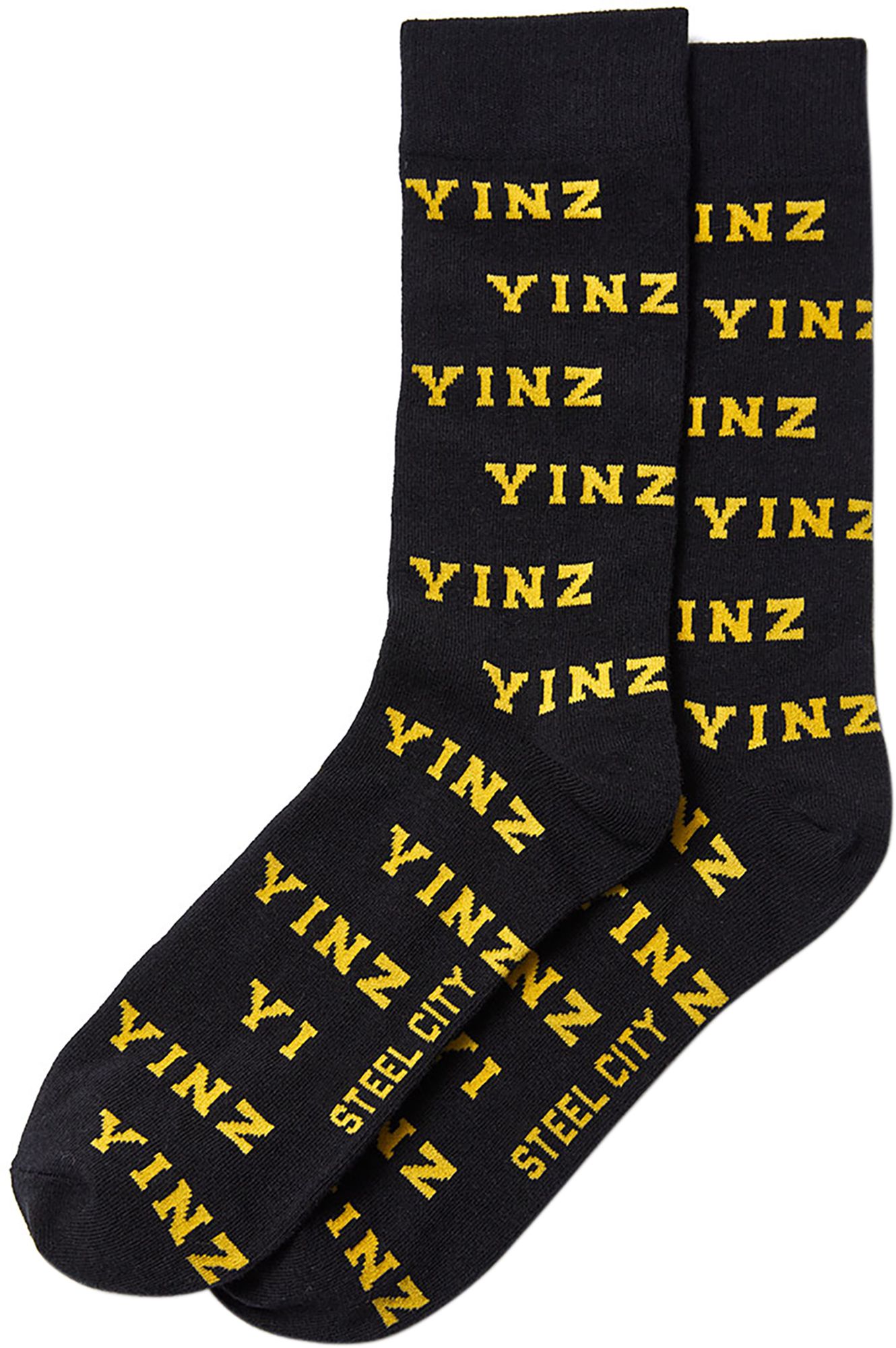 Steel City Adult Pittsburgh 'Yinz' Socks