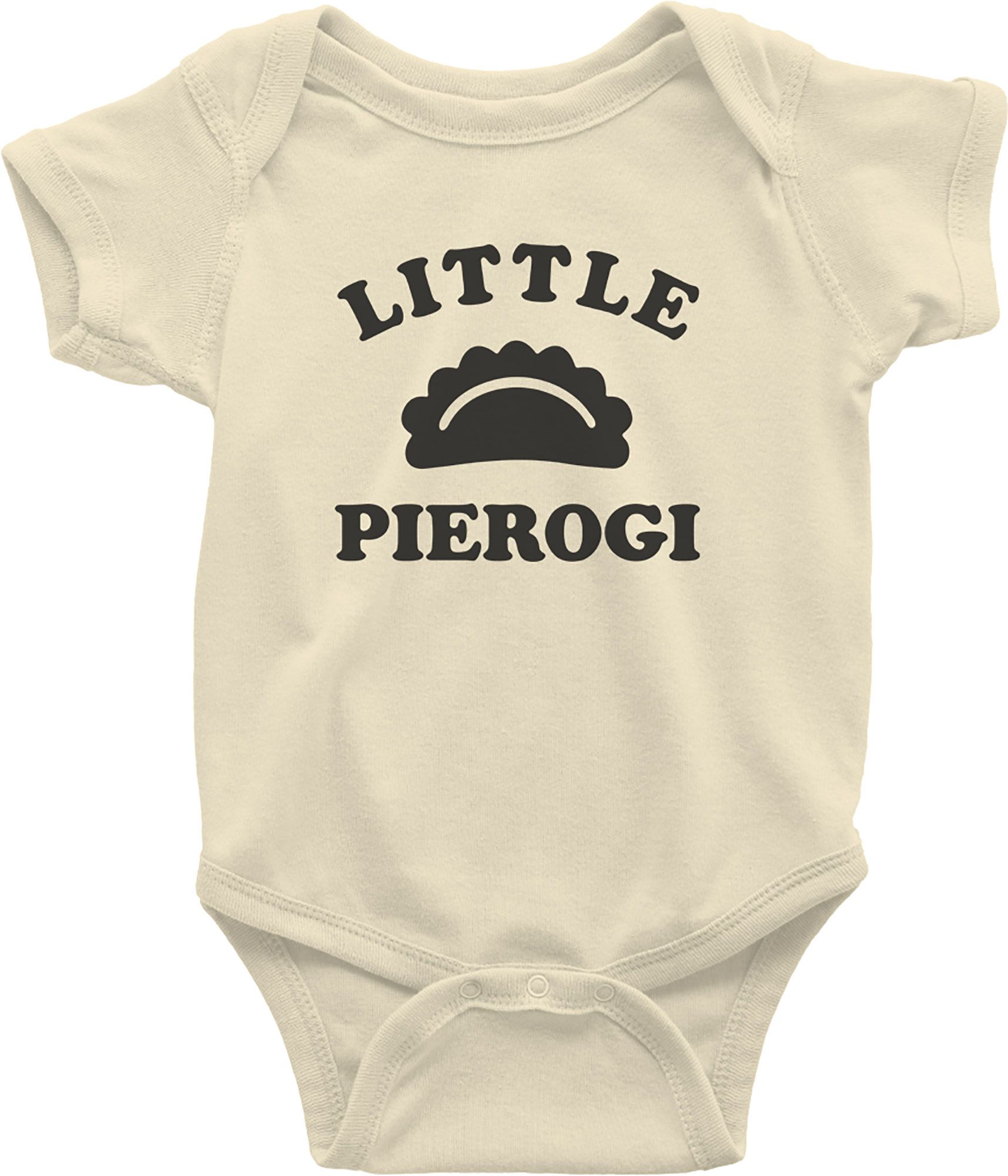 Steel City Infant Pittsburgh Cream Pierogi Onesie