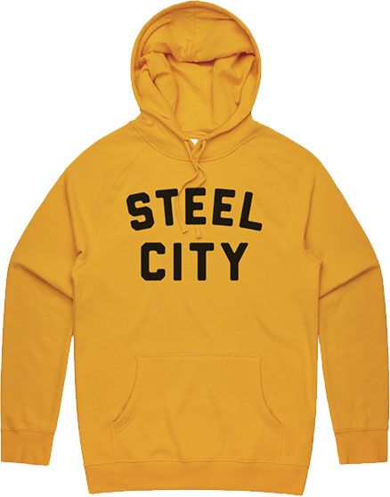 Steel City Men's Gold Pullover Hoodie